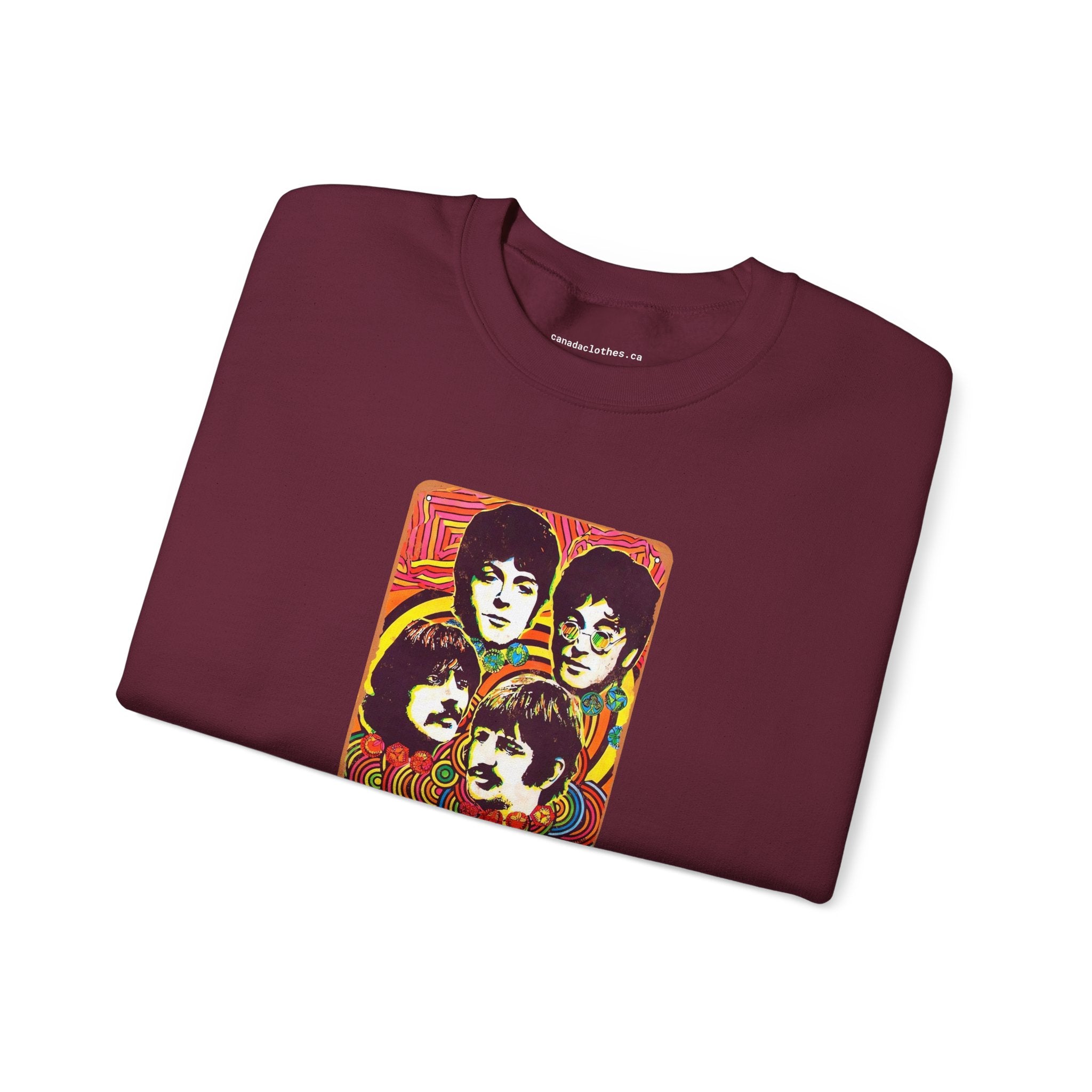 The Beatles Band Poster - Vintage Graphic Sweatshirt - {{variant_option}} - Sweatshirt - canadaclothes.ca