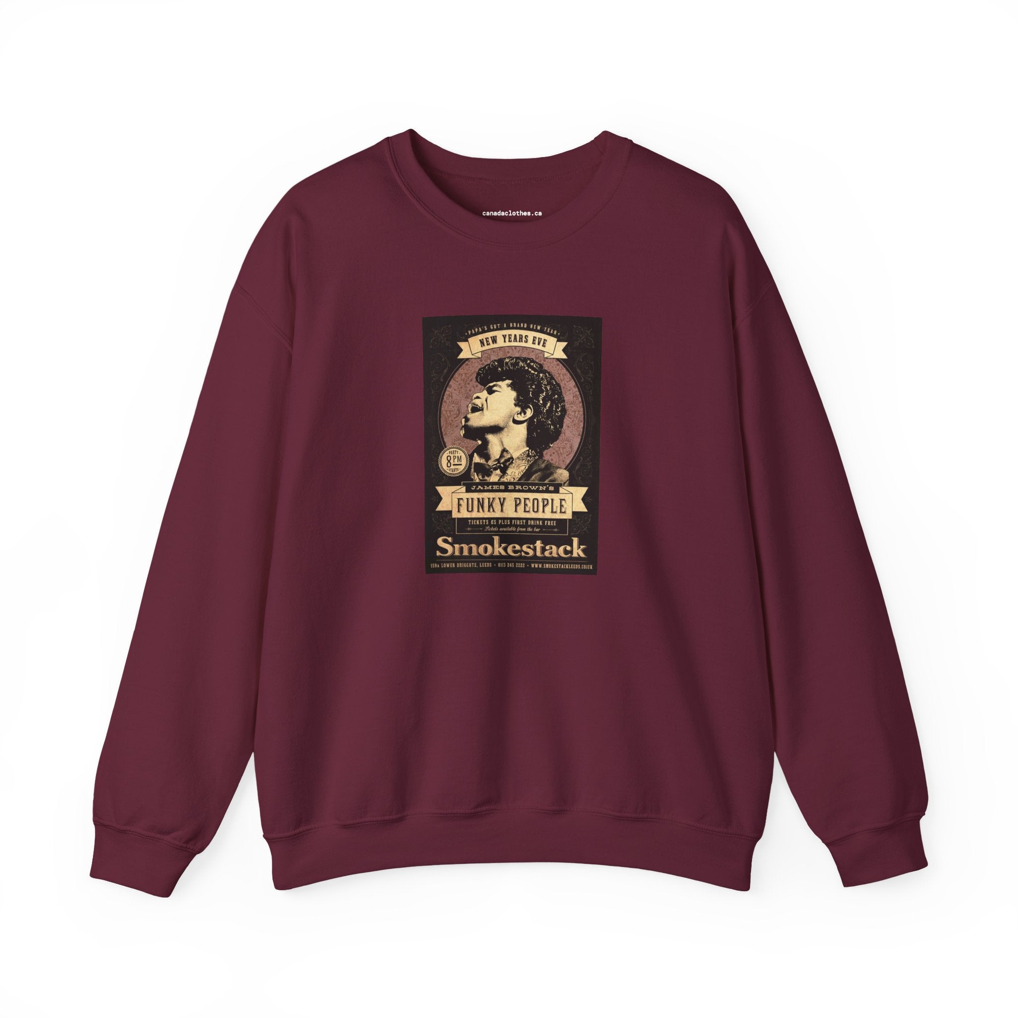 James Brown - Vintage Graphic Sweatshirt - {{variant_option}} - Sweatshirt - canadaclothes.ca