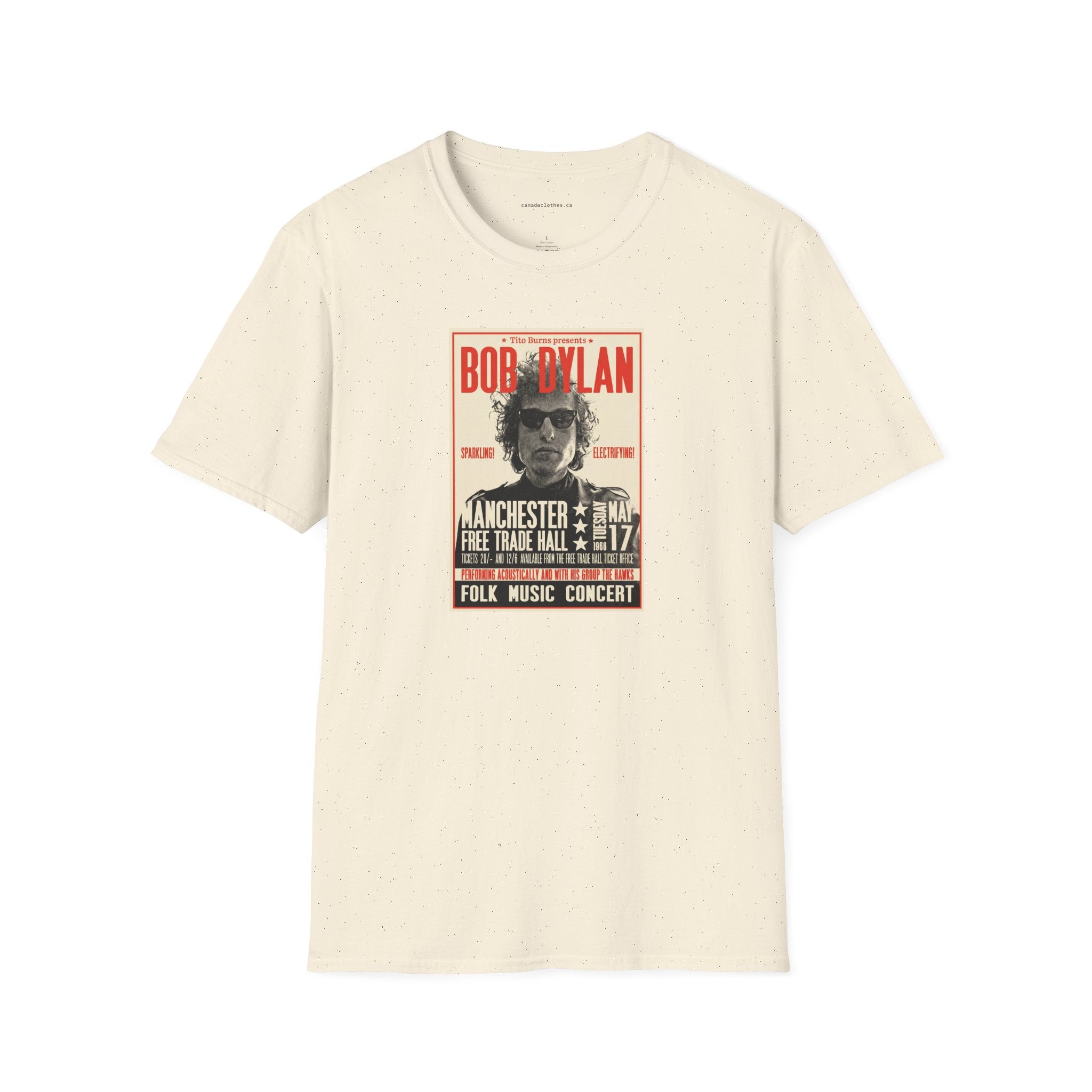 Bob Dylan Band Poster - Vintage Graphic T-Shirt - {{variant_option}} - T-Shirt - canadaclothes.ca