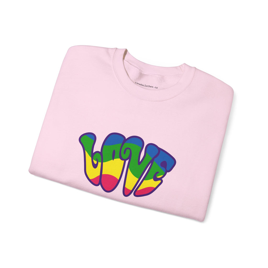 Retro Love Graphic - Vintage Graphic Sweatshirt - {{variant_option}} - Sweatshirt - canadaclothes.ca