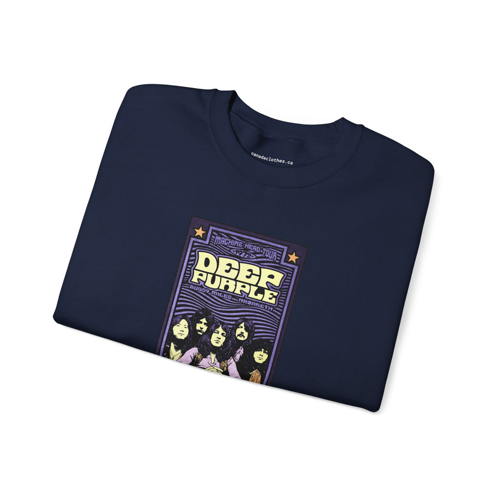Deep Purple Band Poster - Vintage Graphic Sweatshirt - {{variant_option}} - Sweatshirt - canadaclothes.ca