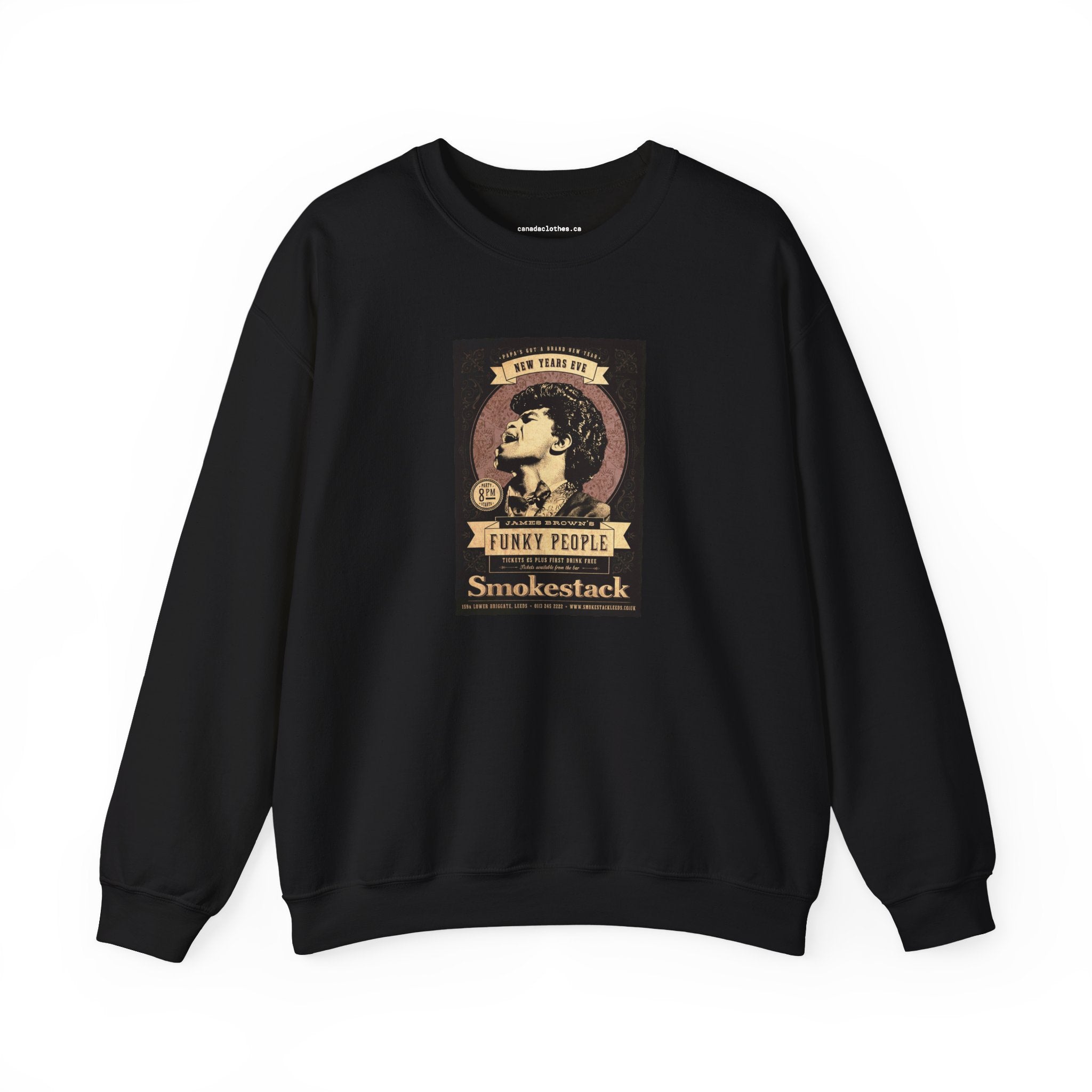 James Brown - Vintage Graphic Sweatshirt - {{variant_option}} - Sweatshirt - canadaclothes.ca