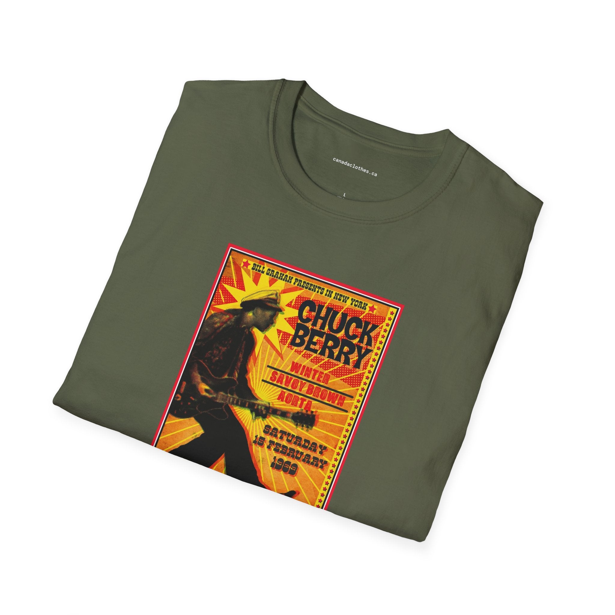 Chuck Berry Band Poster - Vintage Graphic T-Shirt - {{variant_option}} - T-Shirt - canadaclothes.ca