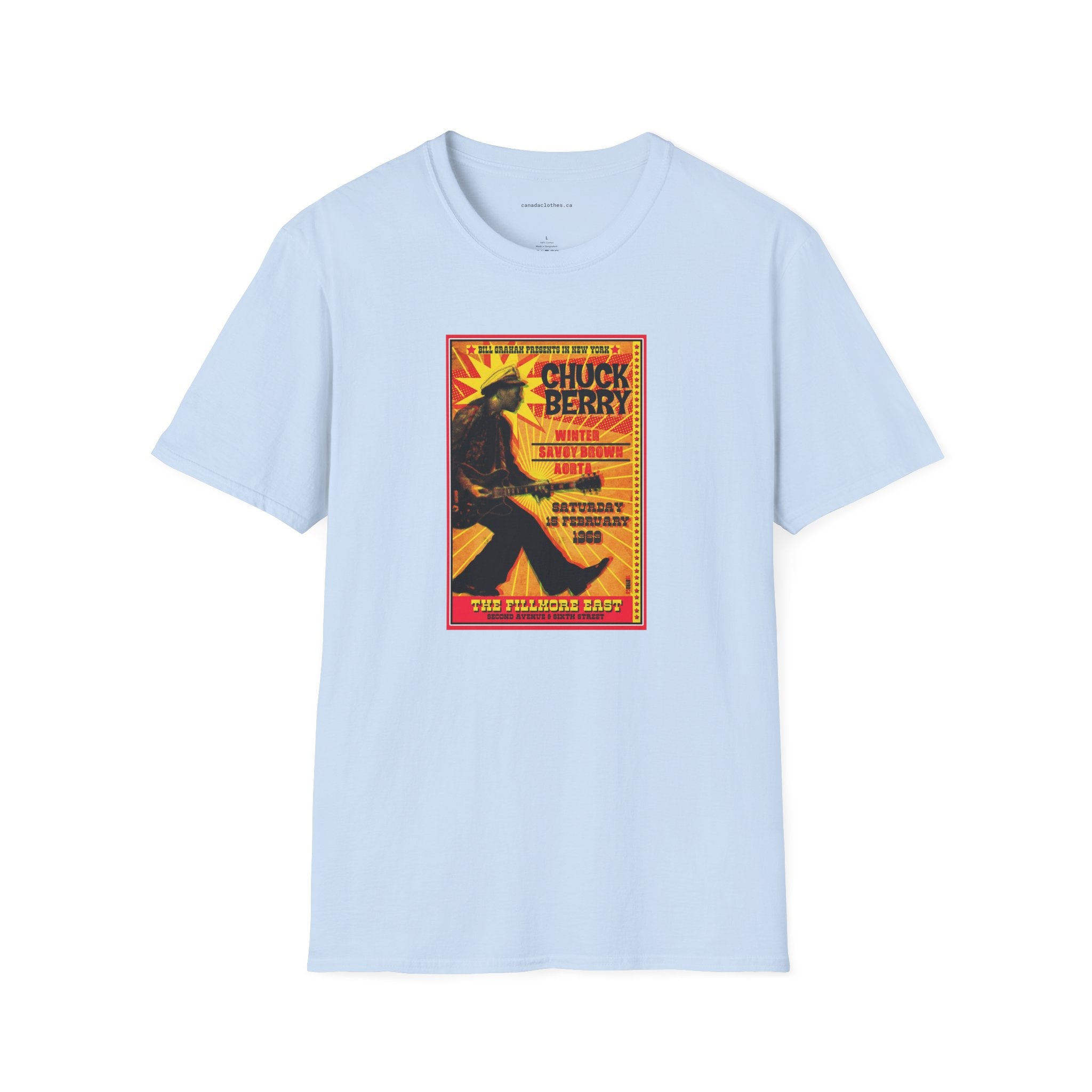 Chuck Berry Band Poster - Vintage Graphic T-Shirt - {{variant_option}} - T-Shirt - canadaclothes.ca