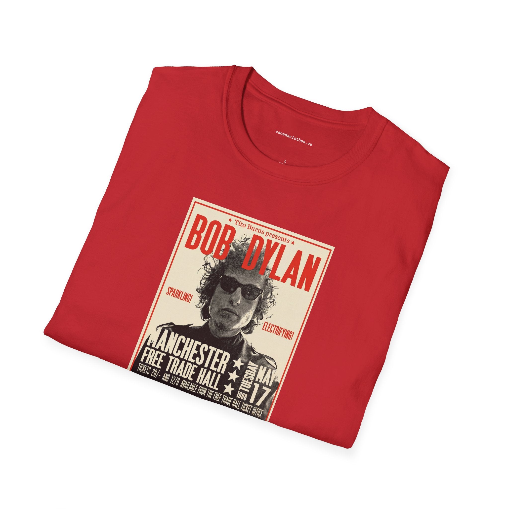 Bob Dylan Band Poster - Vintage Graphic T-Shirt - {{variant_option}} - T-Shirt - canadaclothes.ca