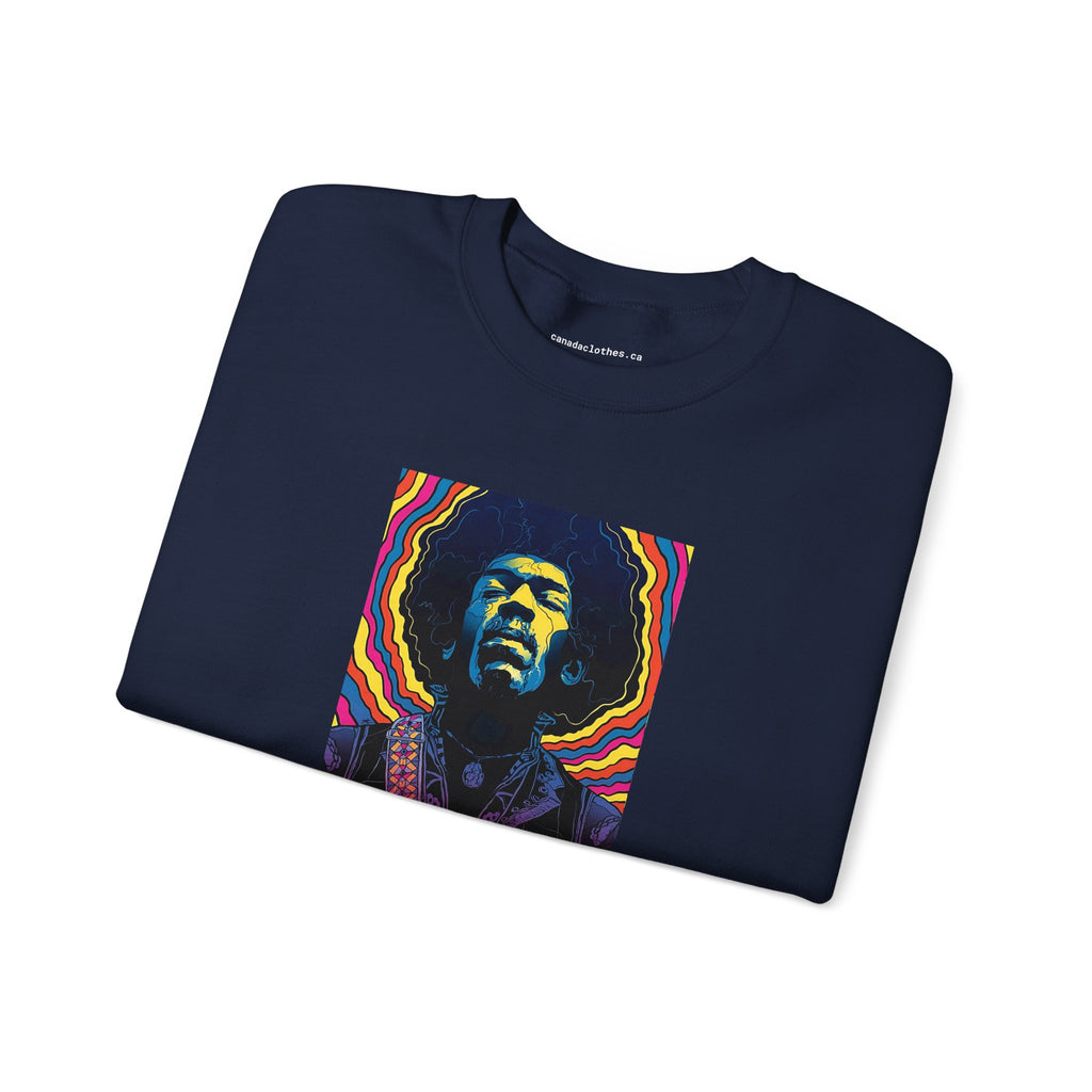 Jimi Hendrix Voodoo Child - Vintage Graphic Sweatshirt - {{variant_option}} - Sweatshirt - canadaclothes.ca