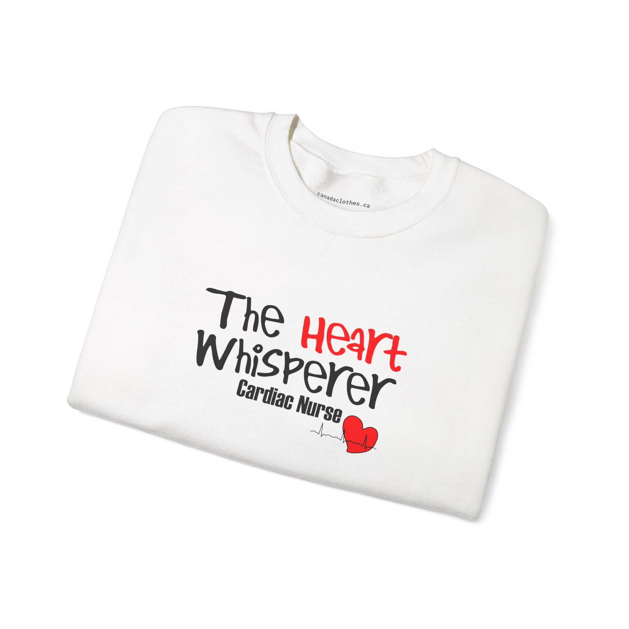 The Heart Whisperer - Funny Nurse Graphic Sweatshirt - {{variant_option}} - Sweatshirt - canadaclothes.ca