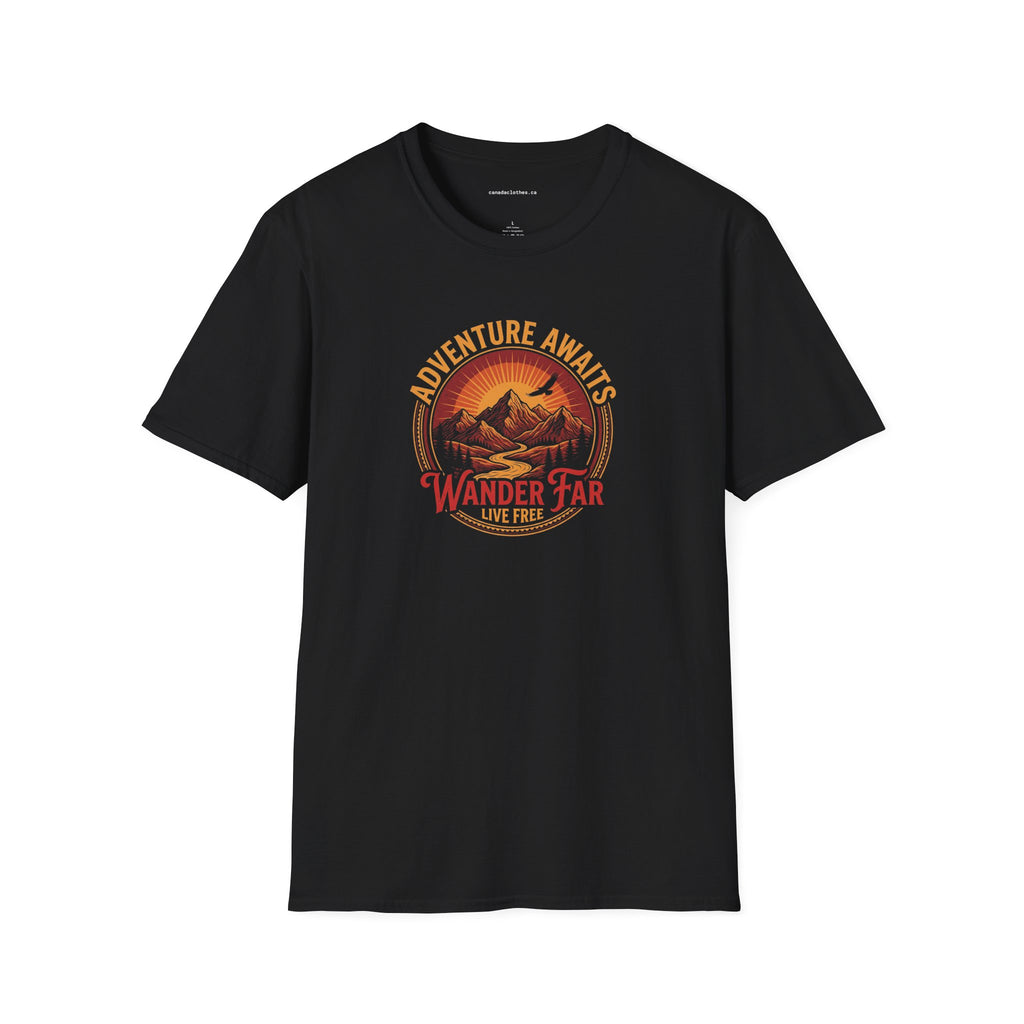 Wander Far - T-Shirt - {{variant_option}} - T-Shirt - canadaclothes.ca