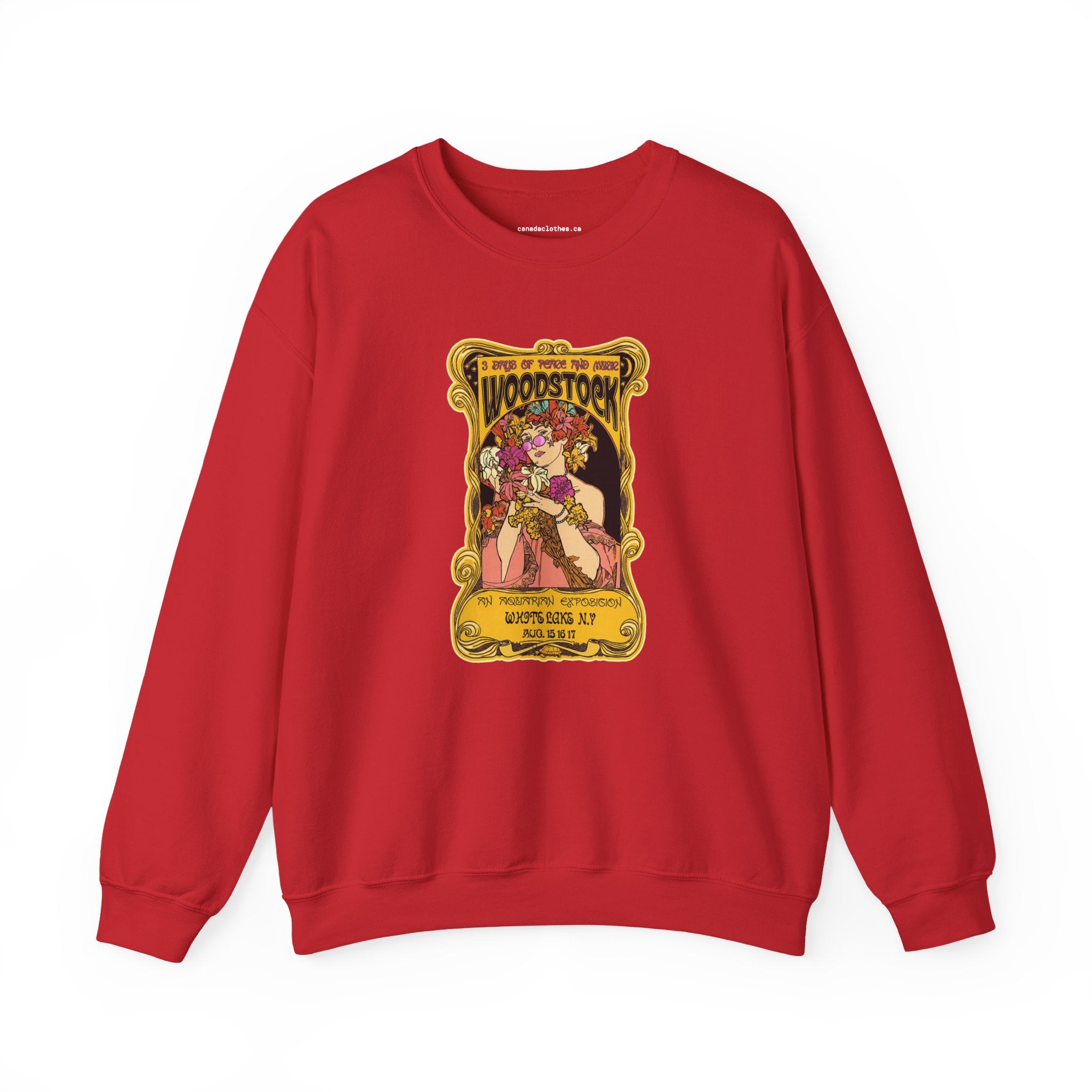 Woodstock Poster - Vintage Graphic Sweatshirt - {{variant_option}} - Sweatshirt - canadaclothes.ca