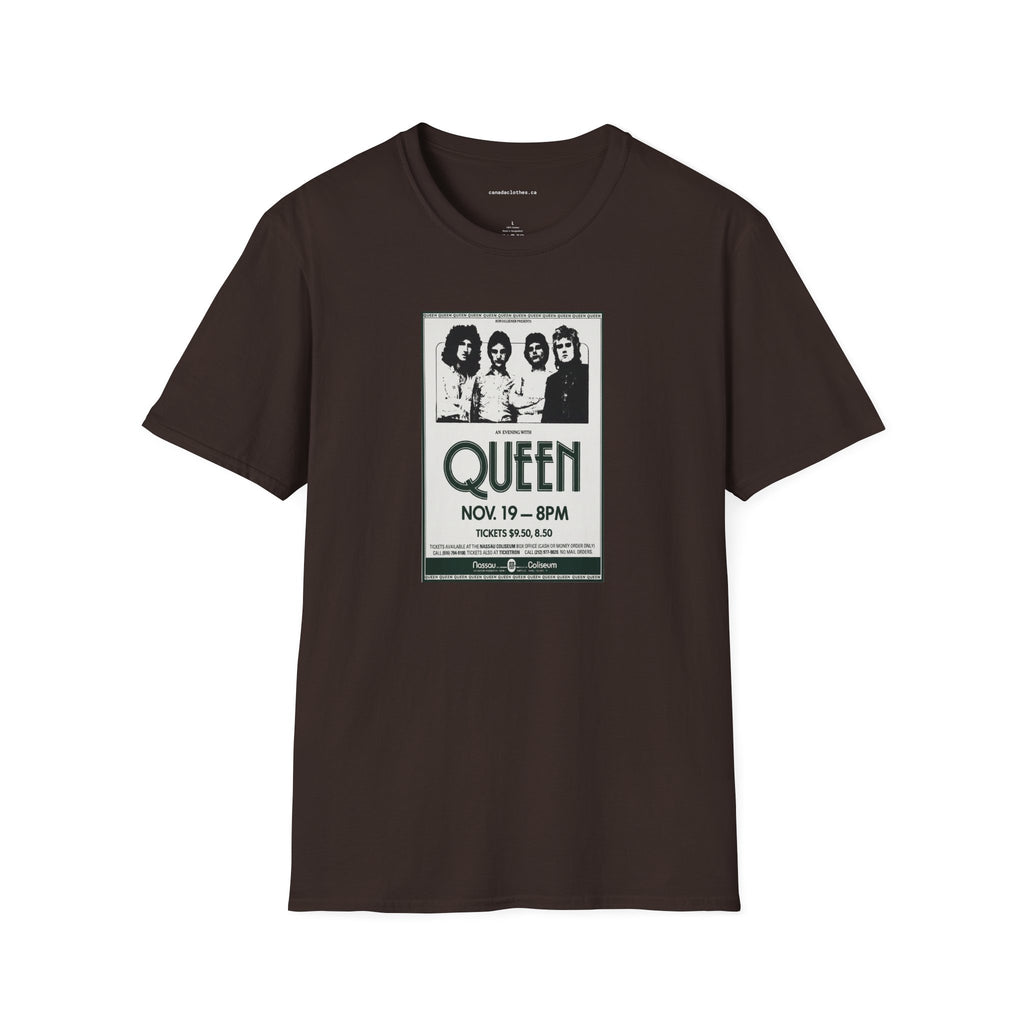 Queen Band Poster - Vintage Graphic T-Shirt - {{variant_option}} - T-Shirt - canadaclothes.ca