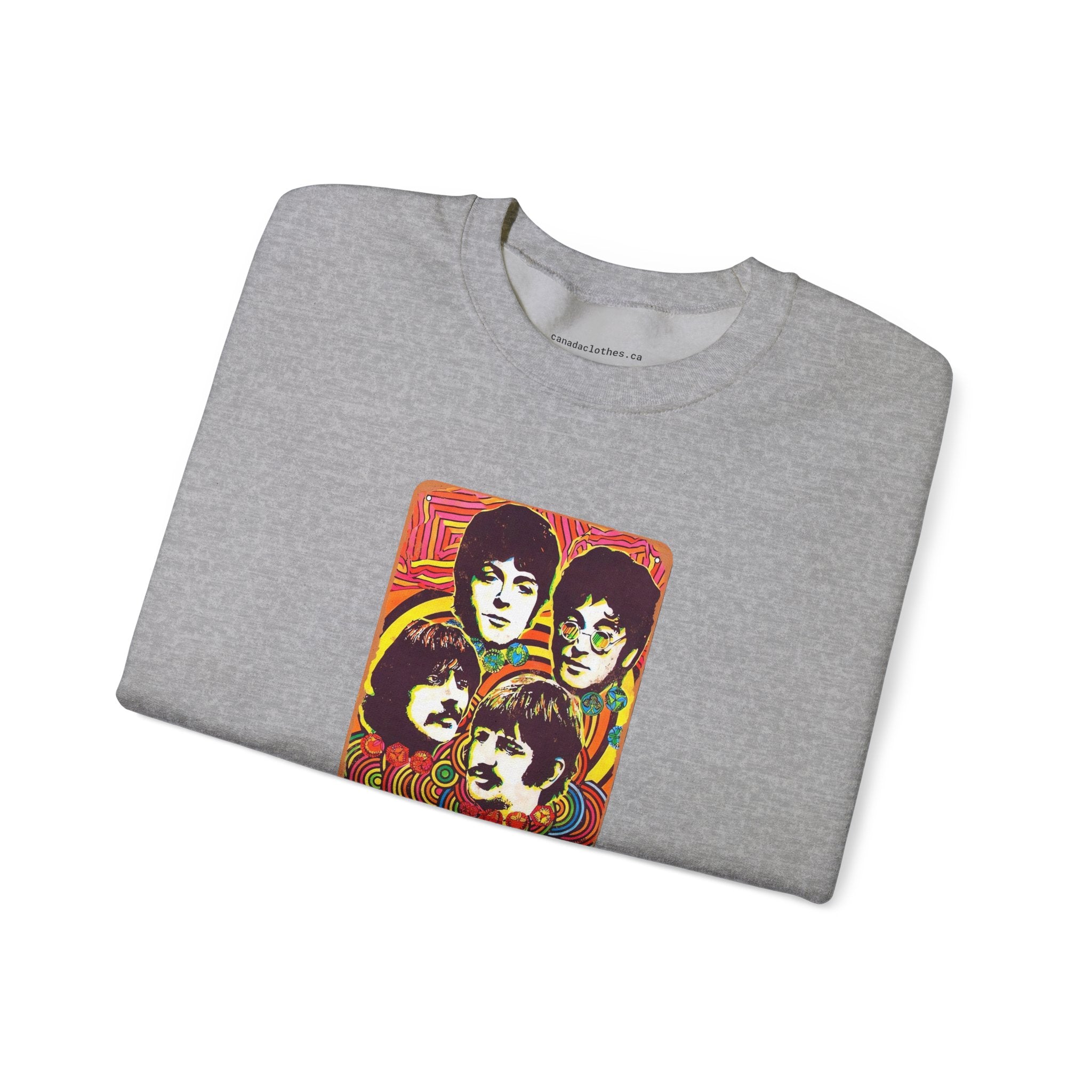 The Beatles Band Poster - Vintage Graphic Sweatshirt - {{variant_option}} - Sweatshirt - canadaclothes.ca