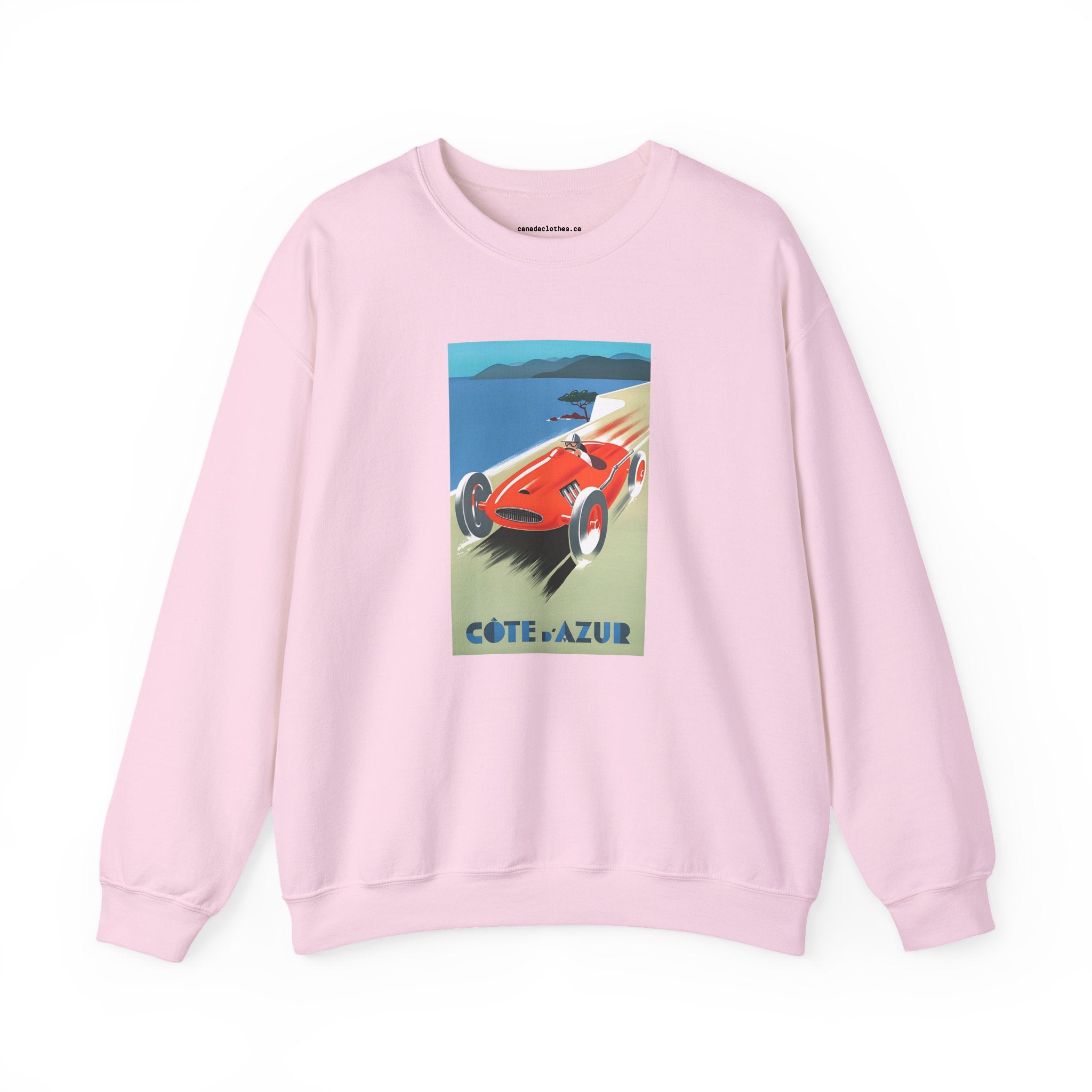Côte d'Azur Travel Poster - Vintage Graphic Sweatshirt - {{variant_option}} - Sweatshirt - canadaclothes.ca