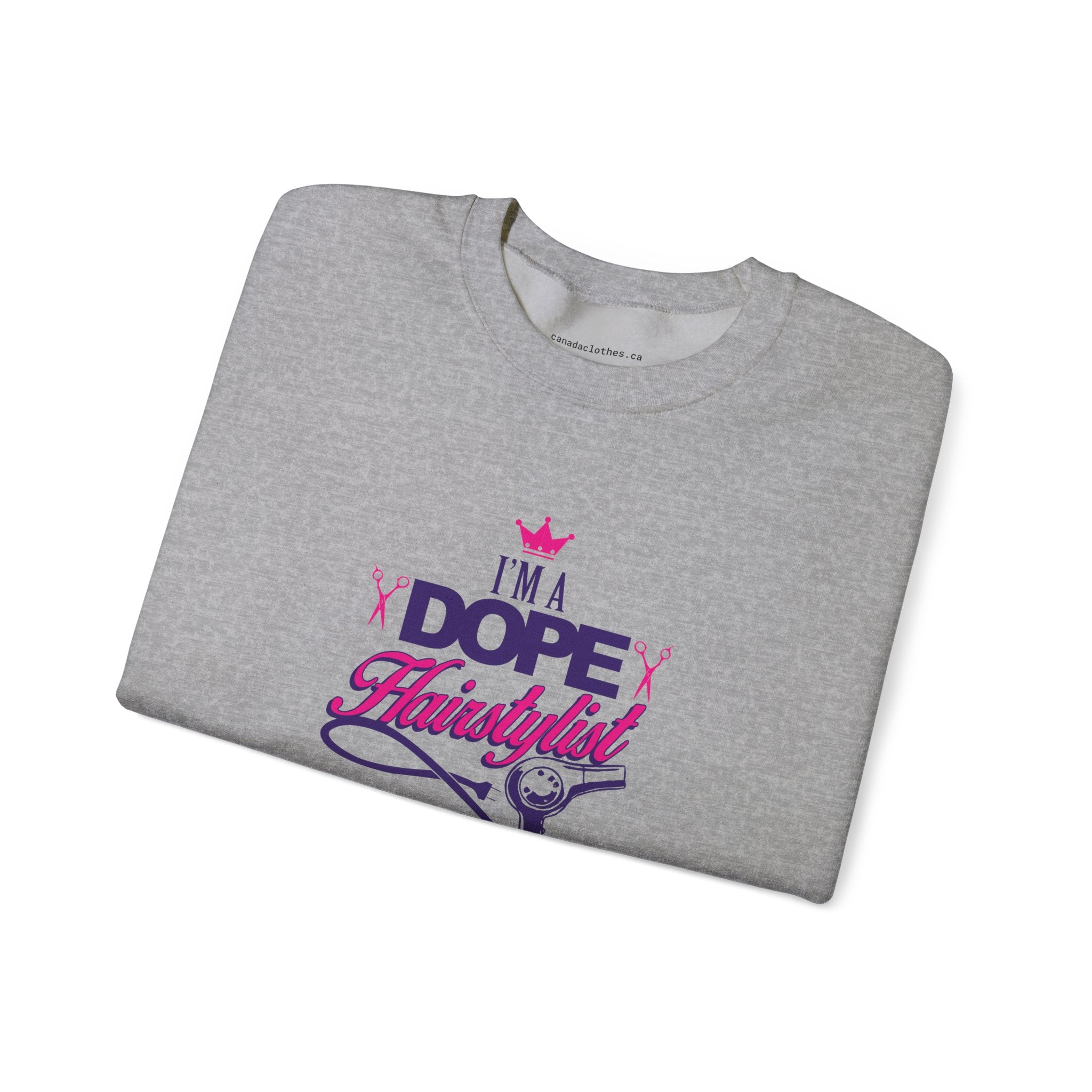 I'm A Dope Hairstylist - Vintage Graphic Sweatshirt - {{variant_option}} - Sweatshirt - canadaclothes.ca