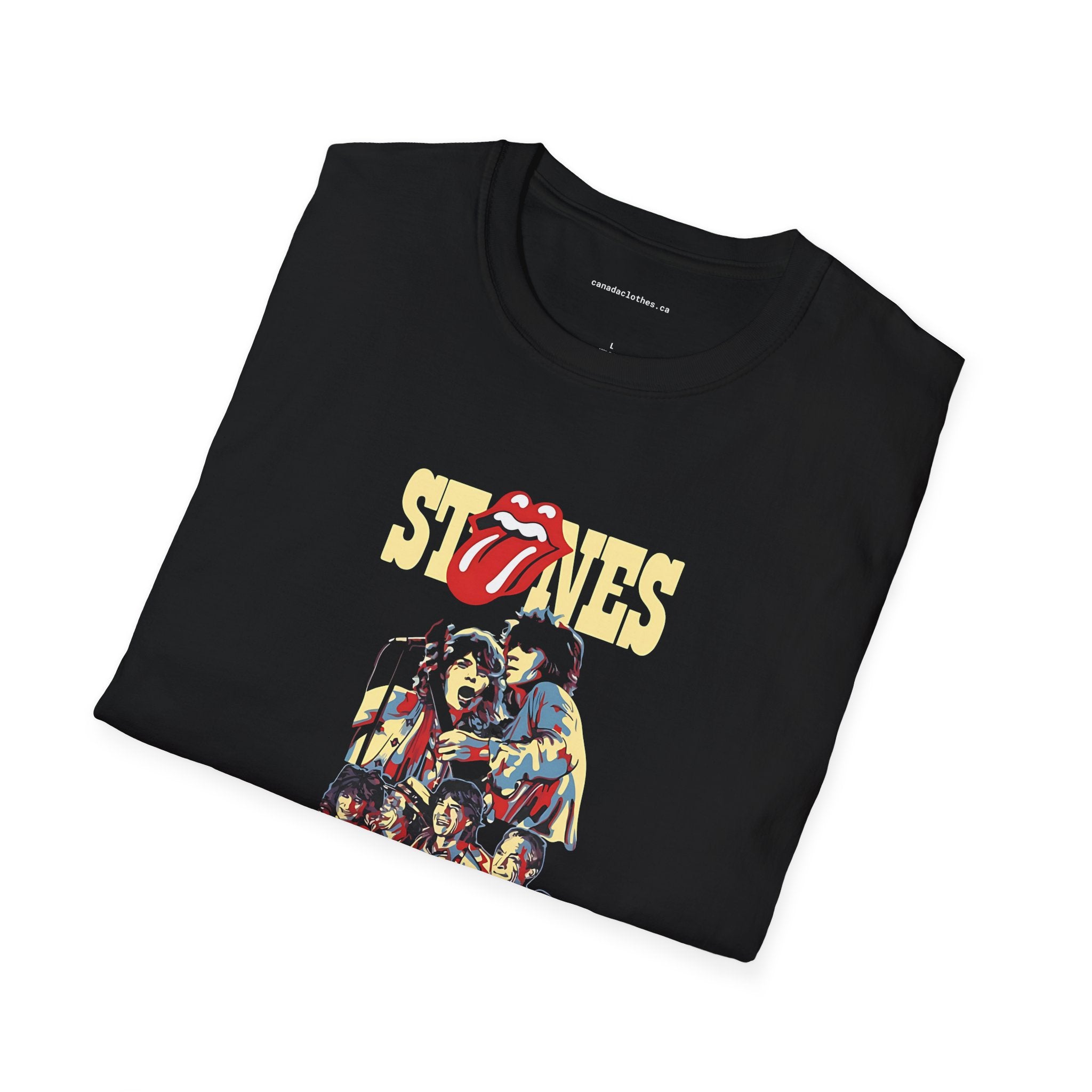 The Stones Band Poster - Vintage Graphic T-Shirt - {{variant_option}} - T-Shirt - canadaclothes.ca