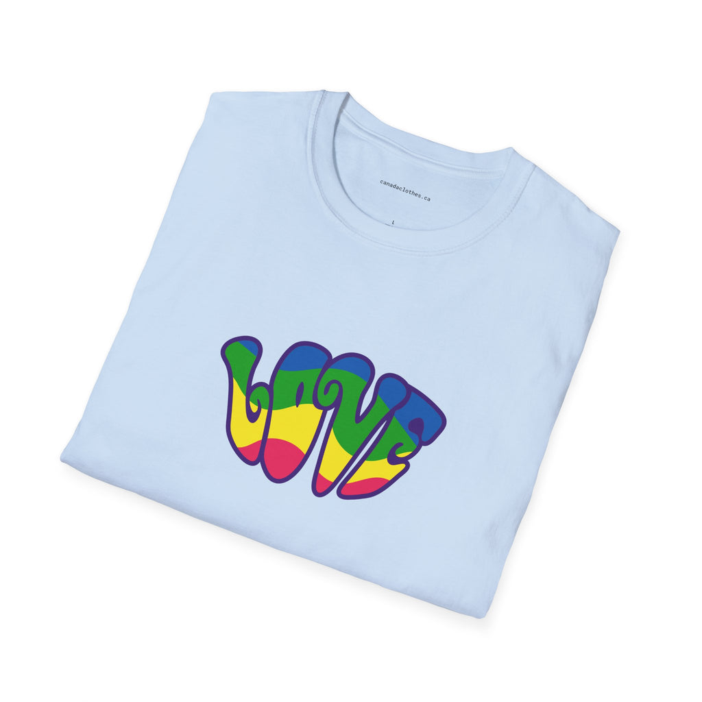 Colourful Love - Cute Graphic T-Shirt - {{variant_option}} - T-Shirt - canadaclothes.ca