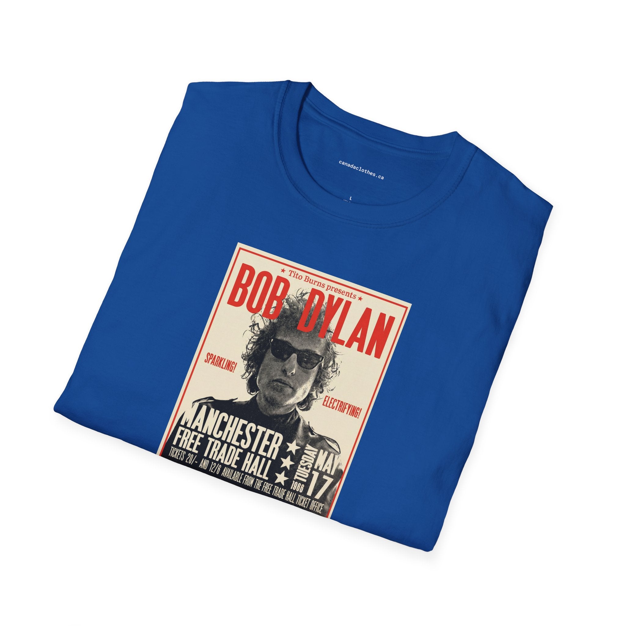 Bob Dylan Band Poster - Vintage Graphic T-Shirt - {{variant_option}} - T-Shirt - canadaclothes.ca