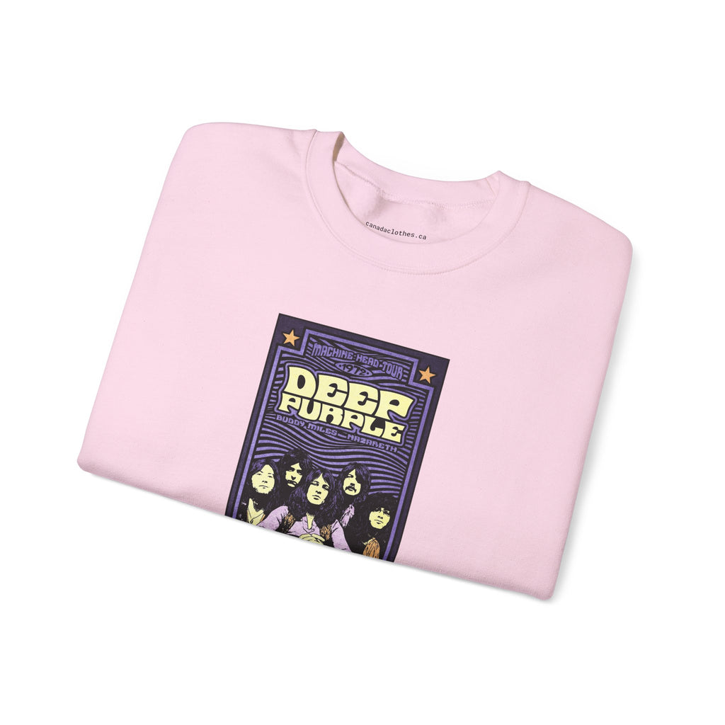 Deep Purple Band Poster - Vintage Graphic Sweatshirt - {{variant_option}} - Sweatshirt - canadaclothes.ca