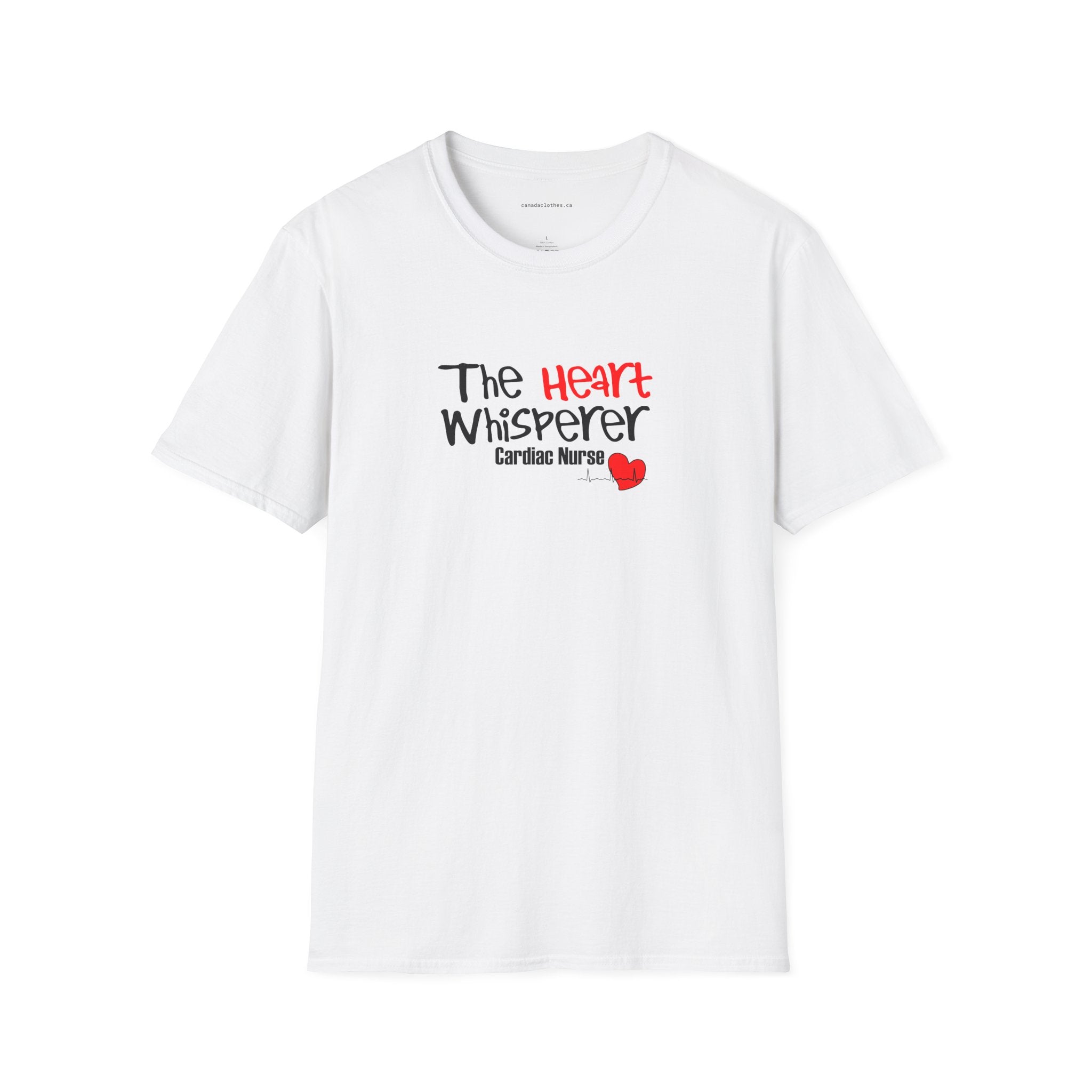 The Heart Whisperer - Funny Nurse Graphic T-Shirt - {{variant_option}} - T-Shirt - canadaclothes.ca