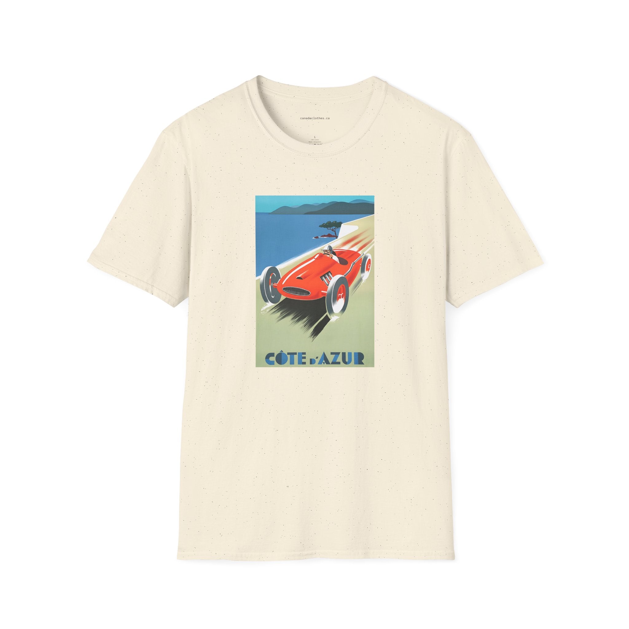 Cote D'azur Travel Poster - Vintage Graphic T-Shirt - {{variant_option}} - T-Shirt - canadaclothes.ca