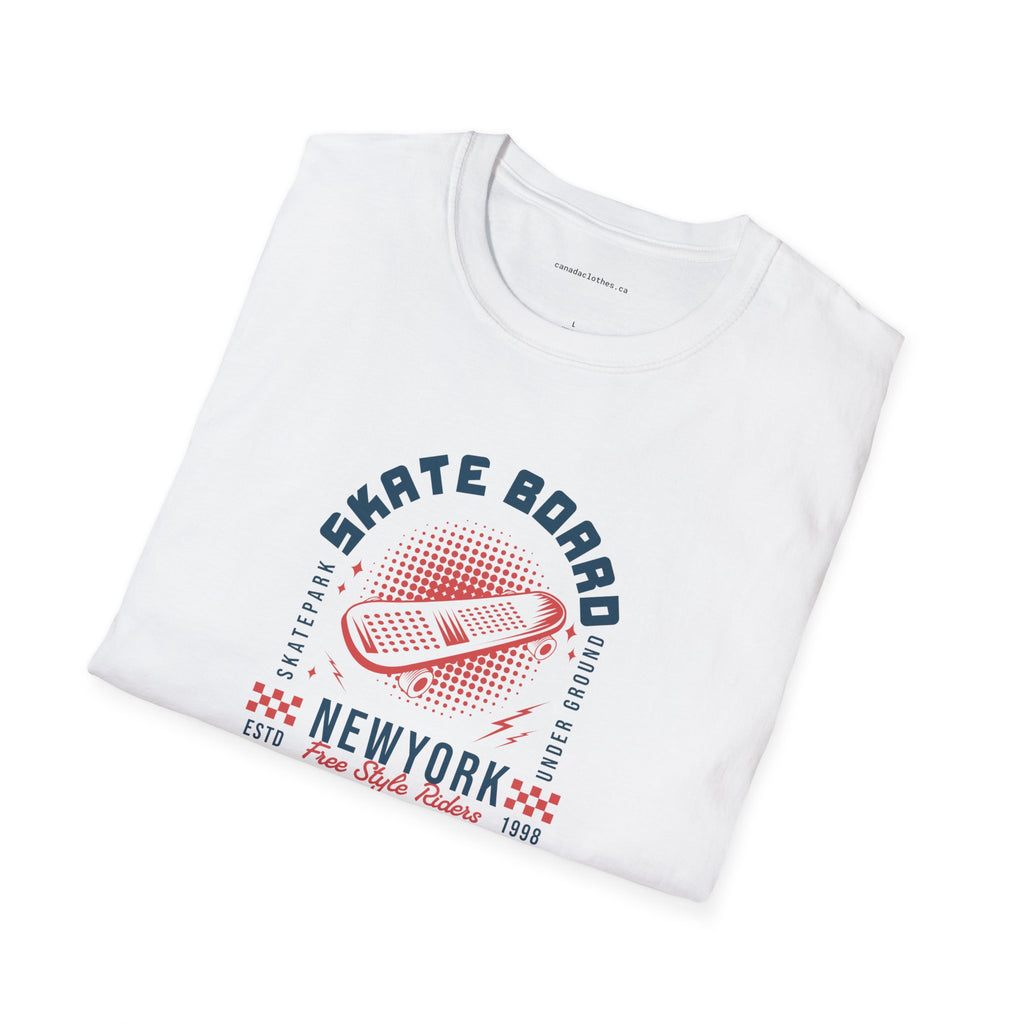 Skateboard New York - Vintage Graphic T-Shirt - {{variant_option}} - T-Shirt - canadaclothes.ca