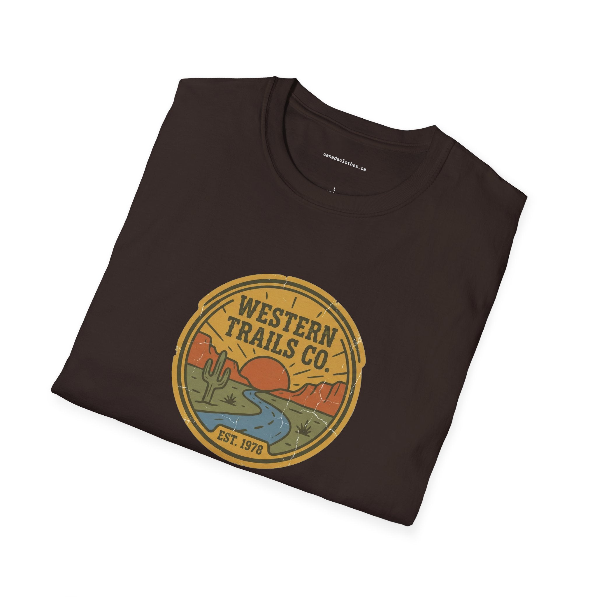 Western Trails - Vintage Graphic T-Shirt - {{variant_option}} - T-Shirt - canadaclothes.ca