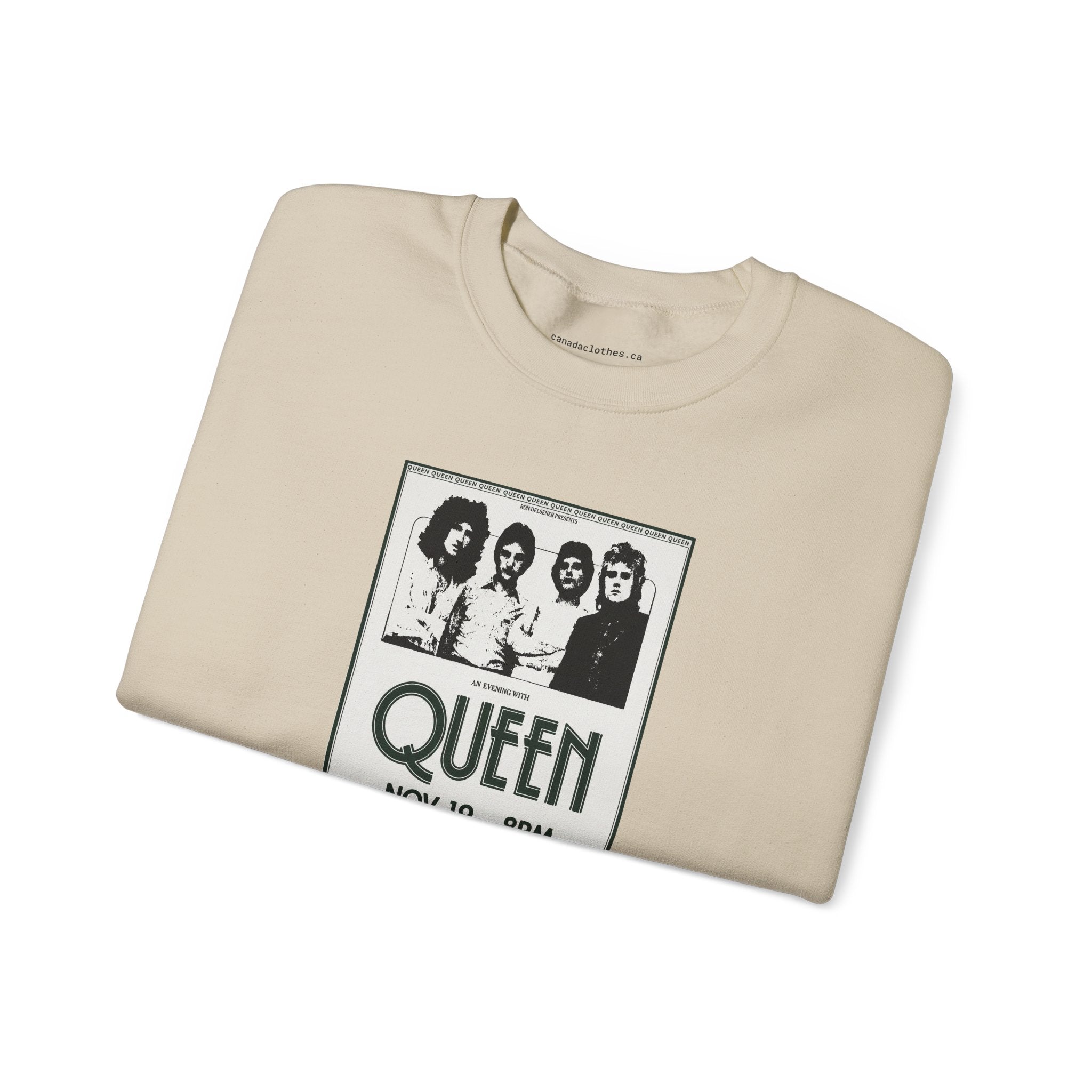 Queen - Vintage Graphic Sweatshirt - {{variant_option}} - Sweatshirt - canadaclothes.ca