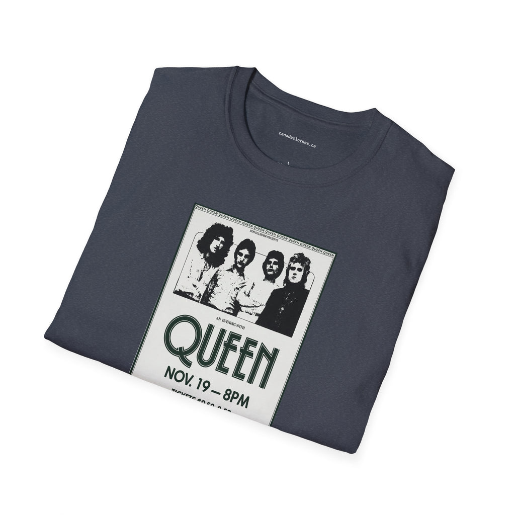 Queen Band Poster - Vintage Graphic T-Shirt - {{variant_option}} - T-Shirt - canadaclothes.ca