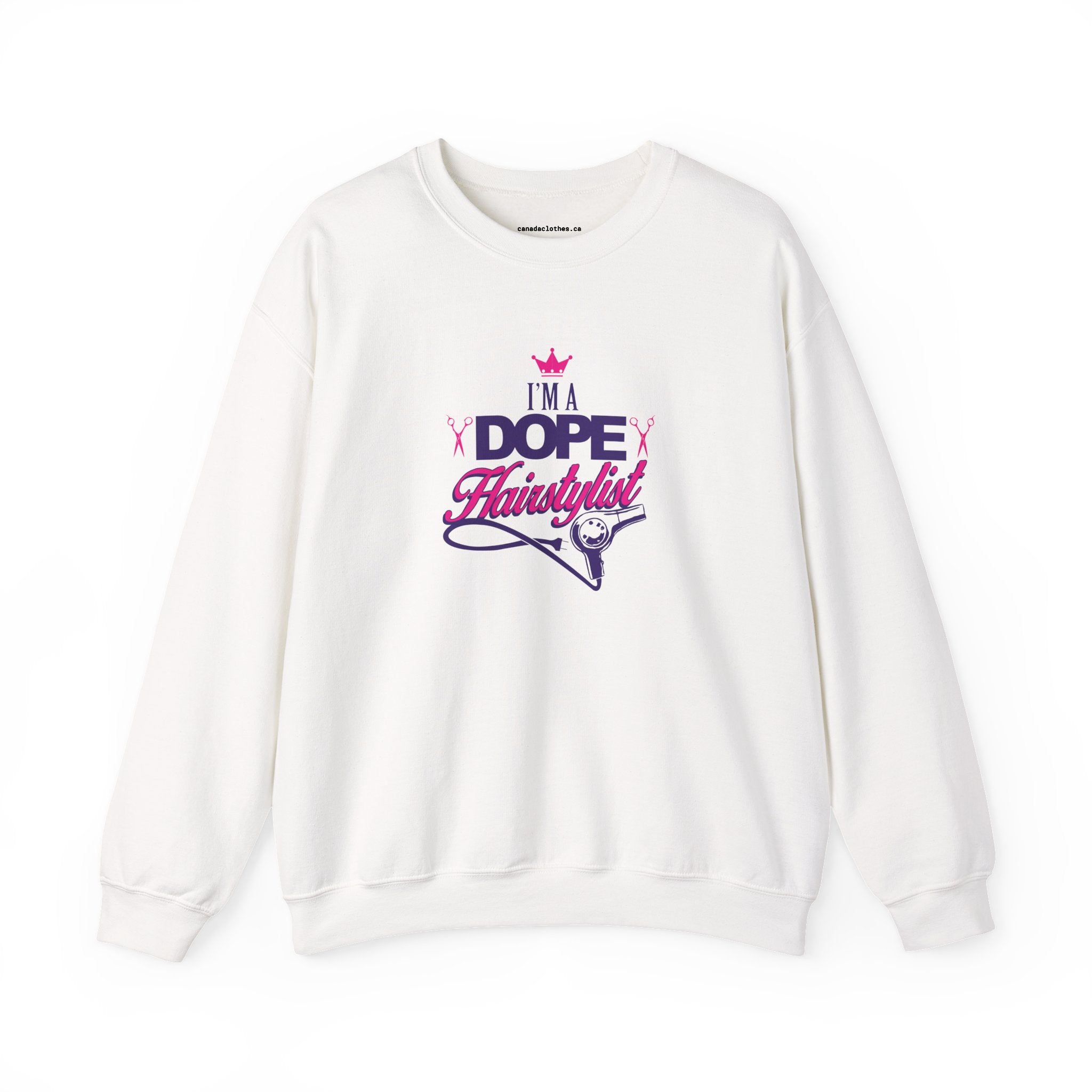 I'm A Dope Hairstylist - Vintage Graphic Sweatshirt - {{variant_option}} - Sweatshirt - canadaclothes.ca