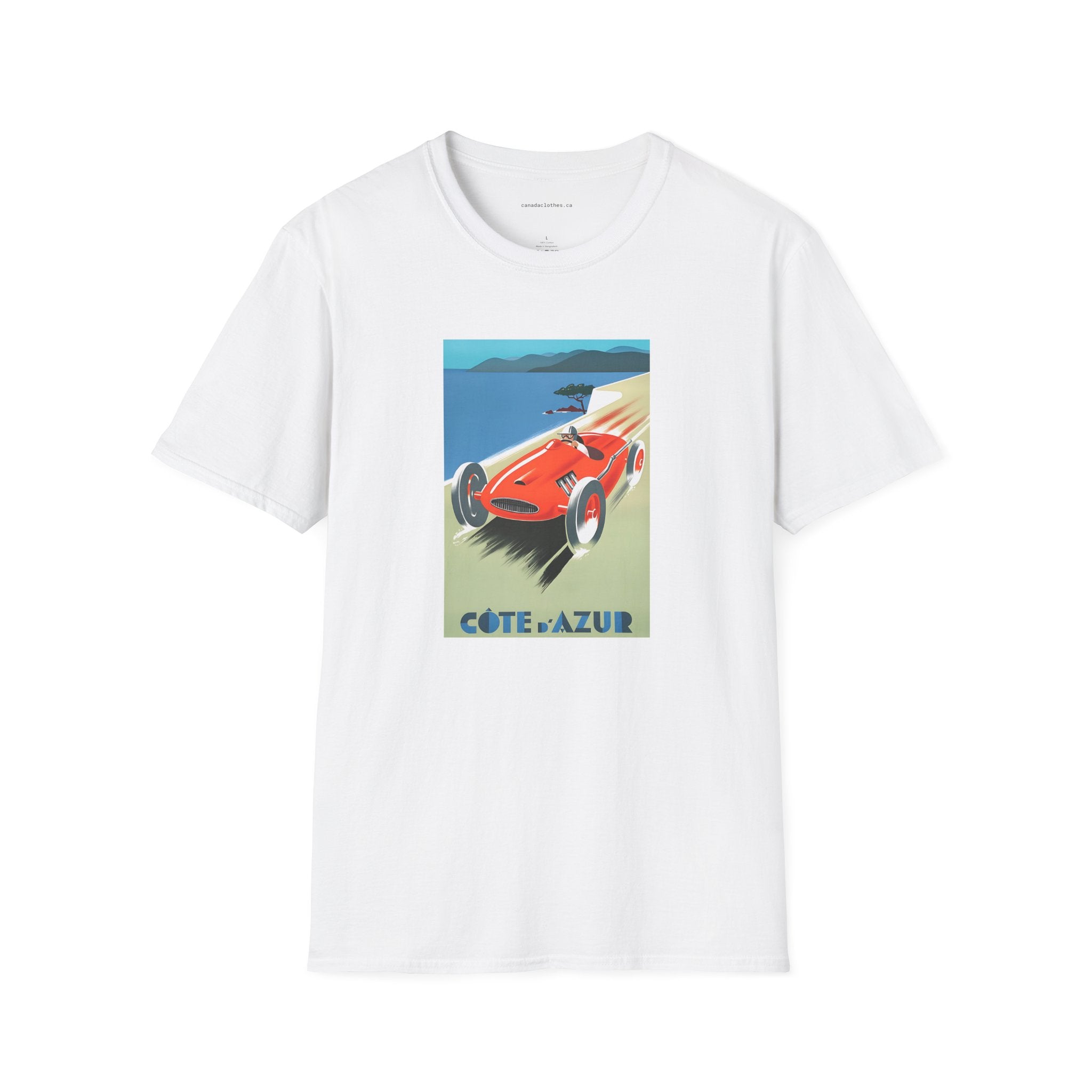 Cote D'azur Travel Poster - Vintage Graphic T-Shirt - {{variant_option}} - T-Shirt - canadaclothes.ca