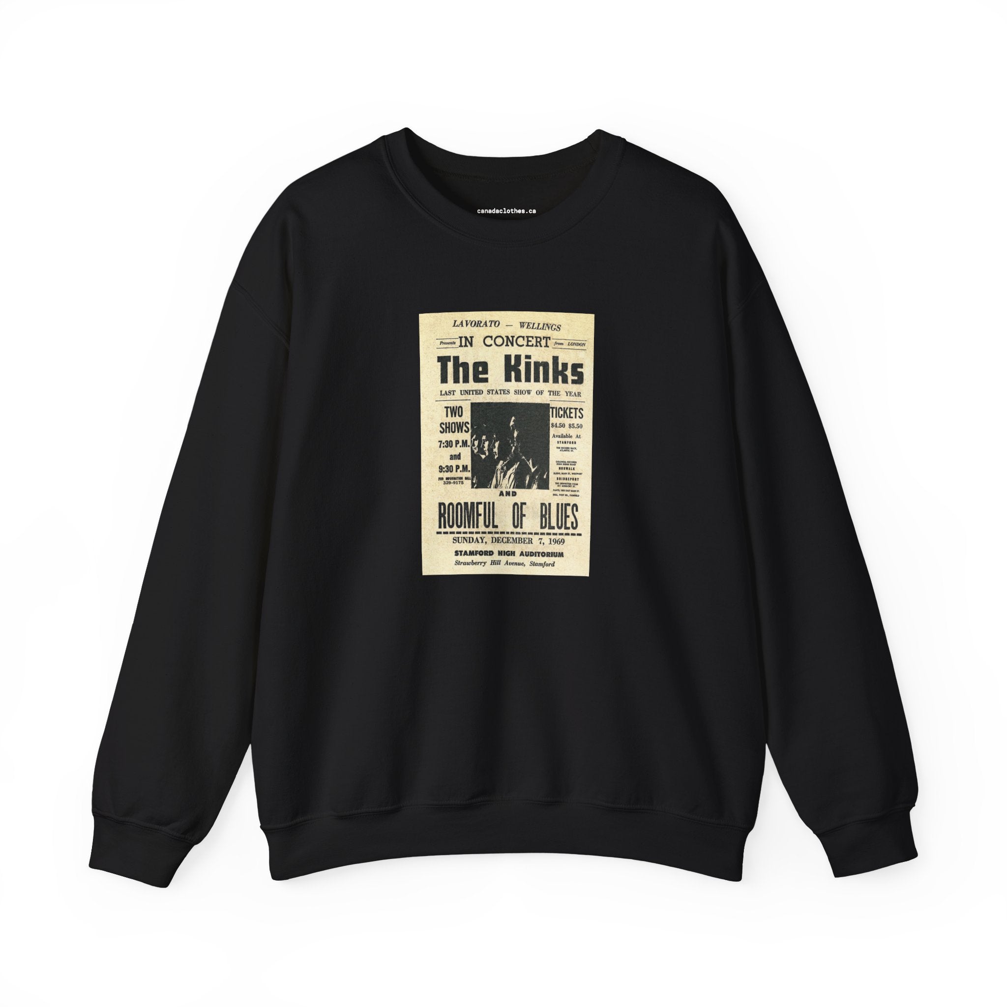 The Kinks - Vintage Graphic Sweatshirt - {{variant_option}} - Sweatshirt - canadaclothes.ca