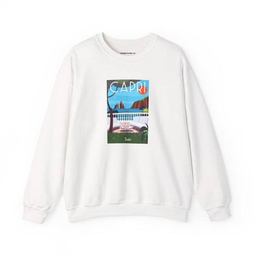 Capri Travel Poster - Vintage Graphic Sweatshirt - {{variant_option}} - Sweatshirt - canadaclothes.ca