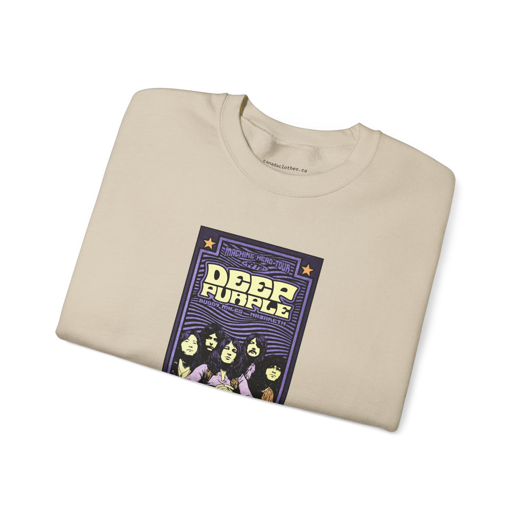 Deep Purple Band Poster - Vintage Graphic Sweatshirt - {{variant_option}} - Sweatshirt - canadaclothes.ca