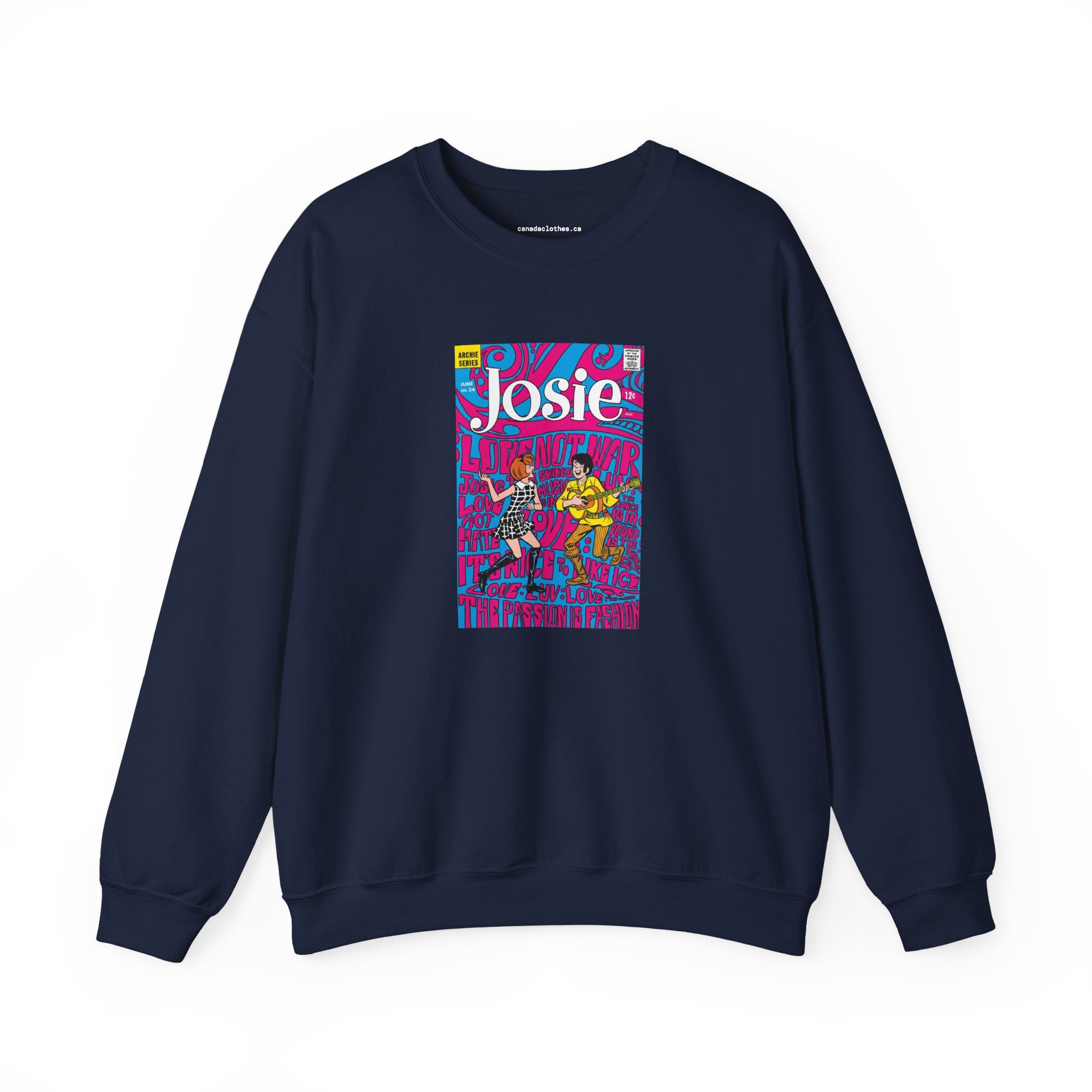 Josie - Vintage Graphic Sweatshirt - {{variant_option}} - Sweatshirt - canadaclothes.ca