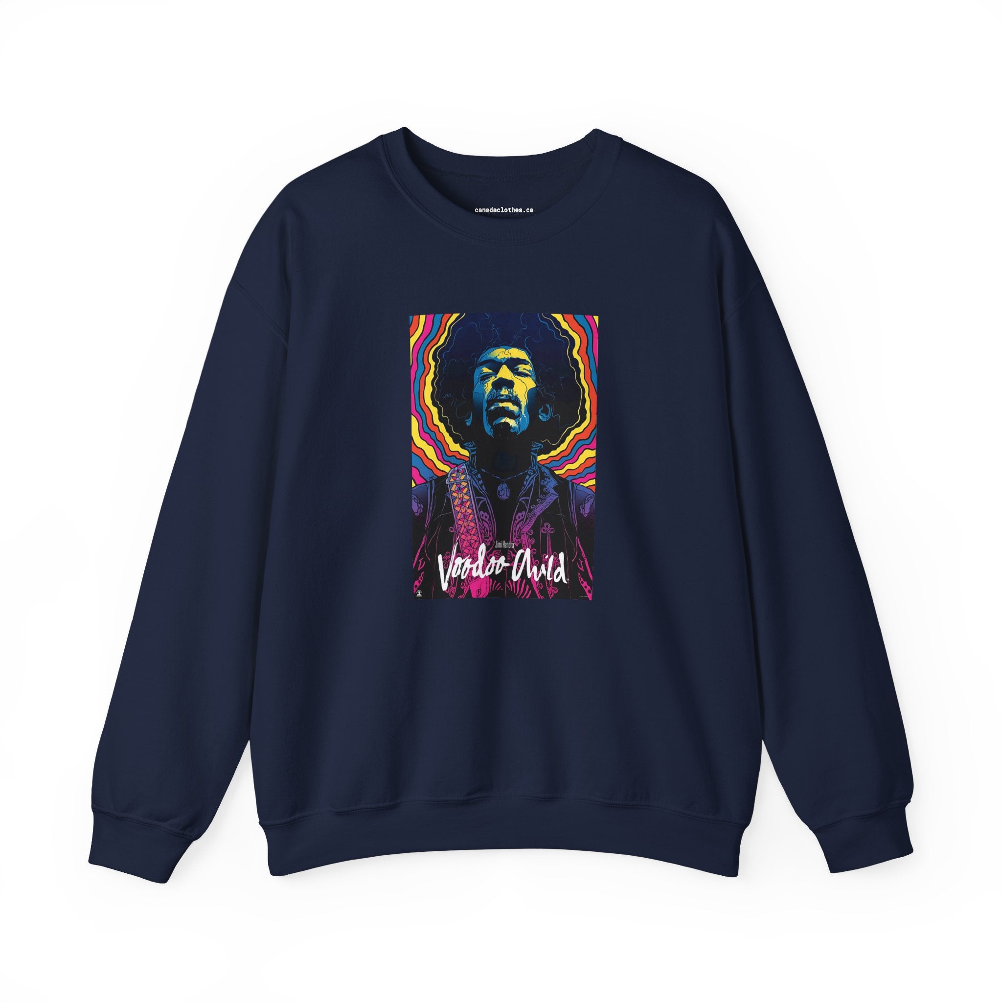 Jimi Hendrix Voodoo Child - Vintage Graphic Sweatshirt - {{variant_option}} - Sweatshirt - canadaclothes.ca