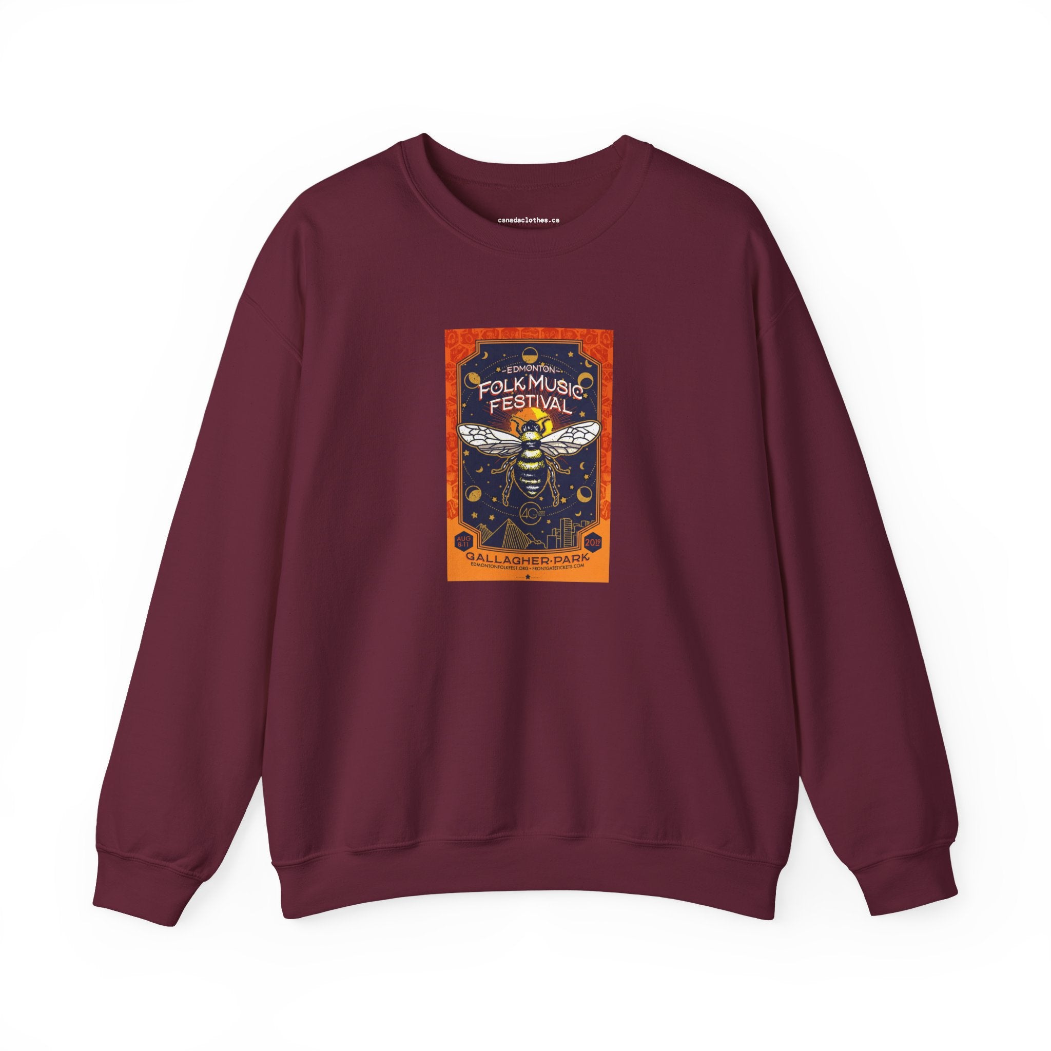 Edmonton Folk Festival - Vintage Graphic Sweatshirt - {{variant_option}} - Sweatshirt - canadaclothes.ca