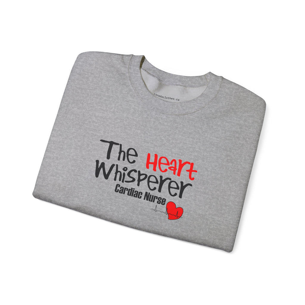 The Heart Whisperer - Funny Nurse Graphic Sweatshirt - {{variant_option}} - Sweatshirt - canadaclothes.ca