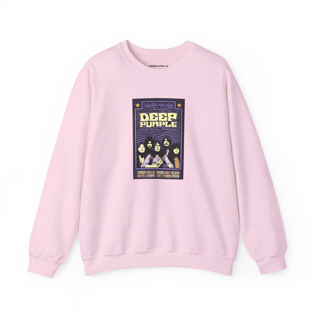 Deep Purple Band Poster - Vintage Graphic Sweatshirt - {{variant_option}} - Sweatshirt - canadaclothes.ca