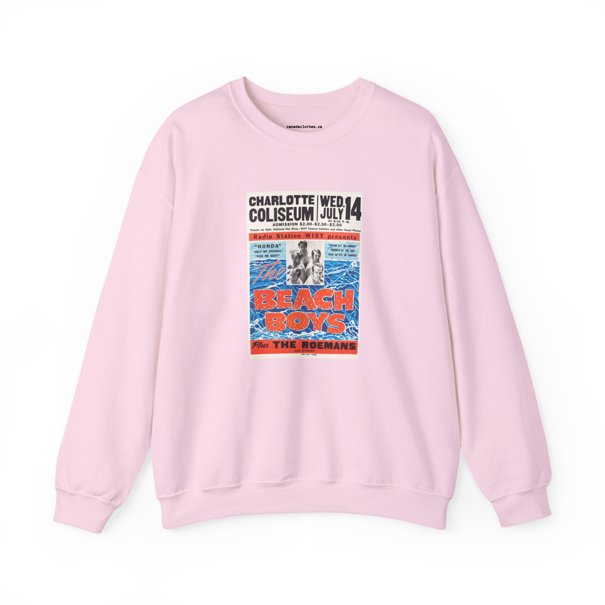 Beach Boys Band Poster - Vintage Graphic Sweatshirt - {{variant_option}} - Sweatshirt - canadaclothes.ca