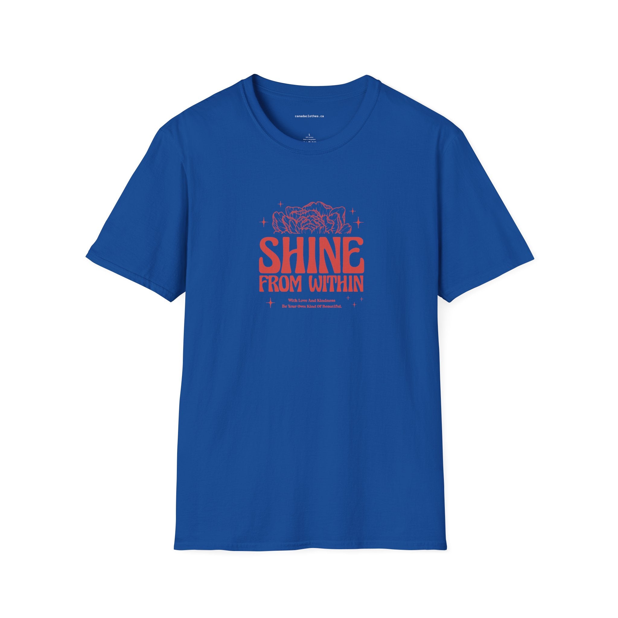 Shine From Within - Motivational Graphic T-Shirt - {{variant_option}} - T-Shirt - canadaclothes.ca