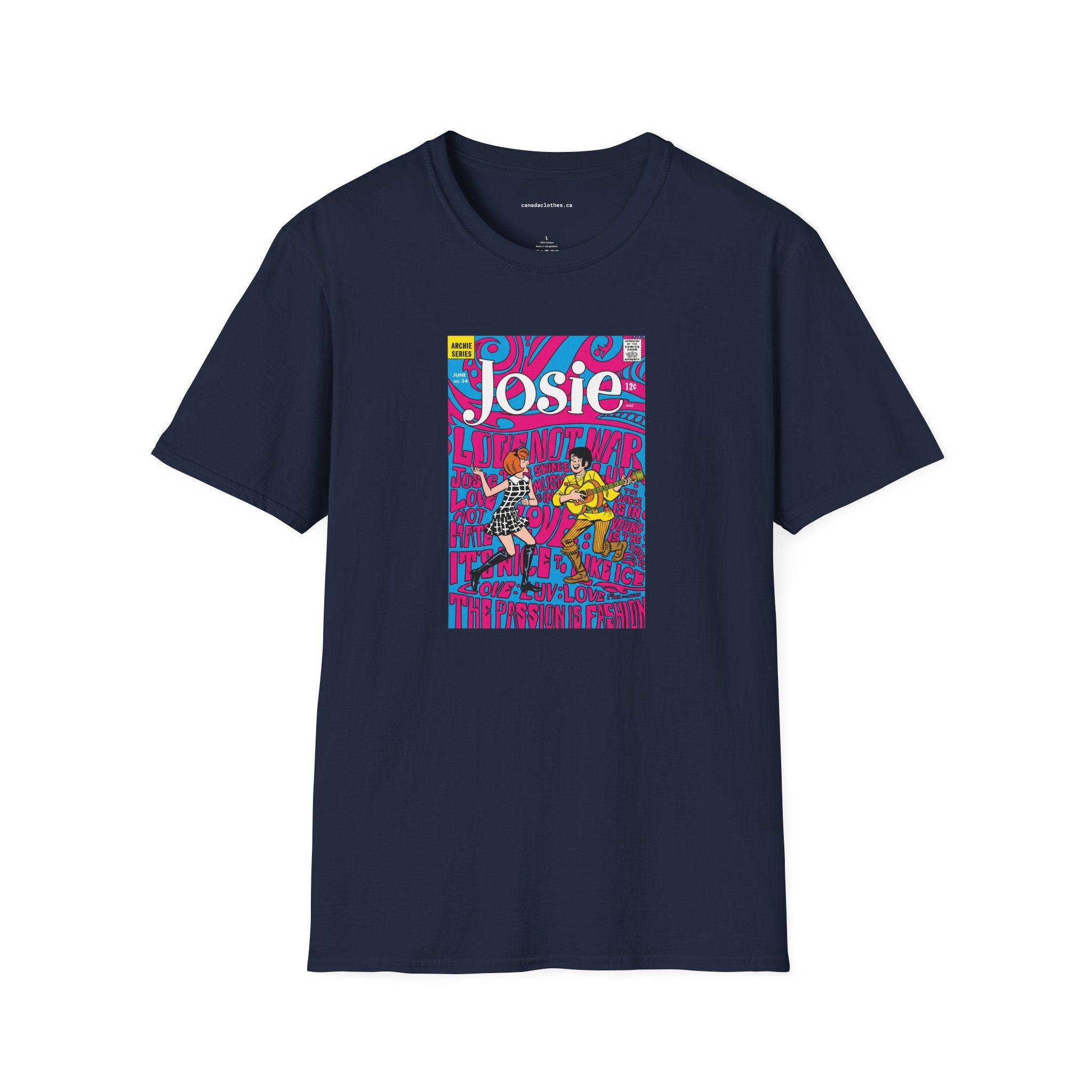 Josie Band Poster - Vintage Graphic T-Shirt - {{variant_option}} - T-Shirt - canadaclothes.ca