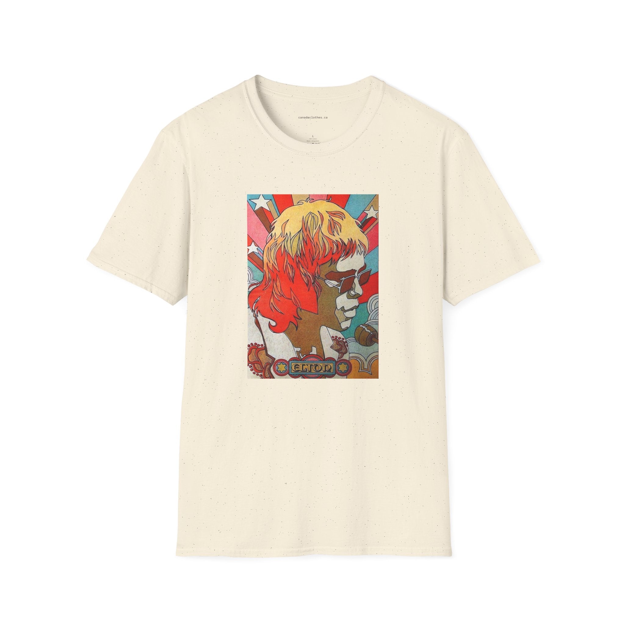 Elton John Band Poster - Vintage Graphic T-Shirt - {{variant_option}} - T-Shirt - canadaclothes.ca