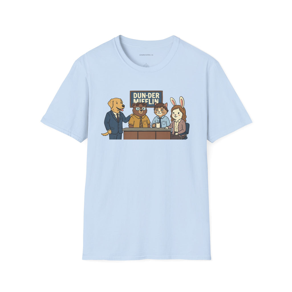 Dun-der Mifflin Parody - Funny Graphic T-Shirt - {{variant_option}} - T-Shirt - canadaclothes.ca