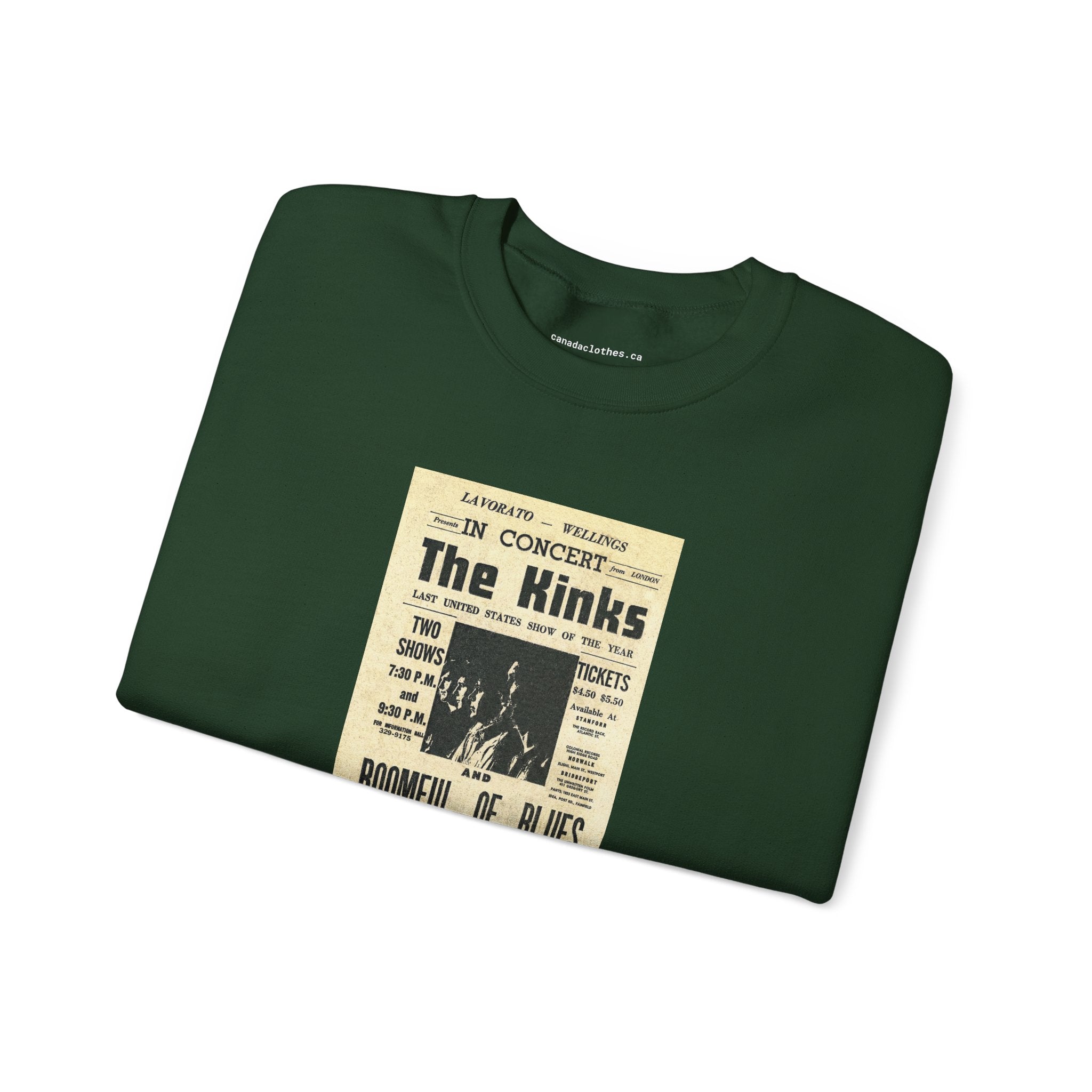 The Kinks - Vintage Graphic Sweatshirt - {{variant_option}} - Sweatshirt - canadaclothes.ca