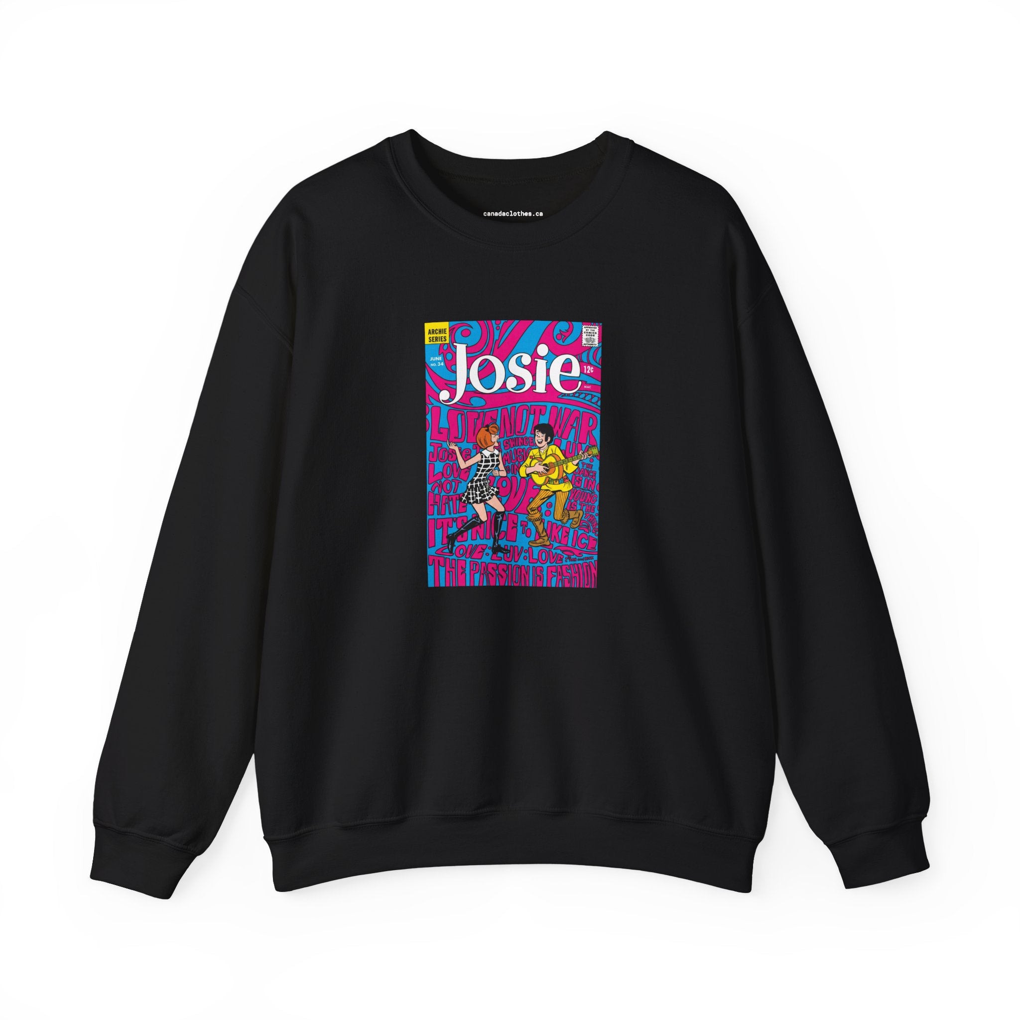 Josie - Vintage Graphic Sweatshirt - {{variant_option}} - Sweatshirt - canadaclothes.ca