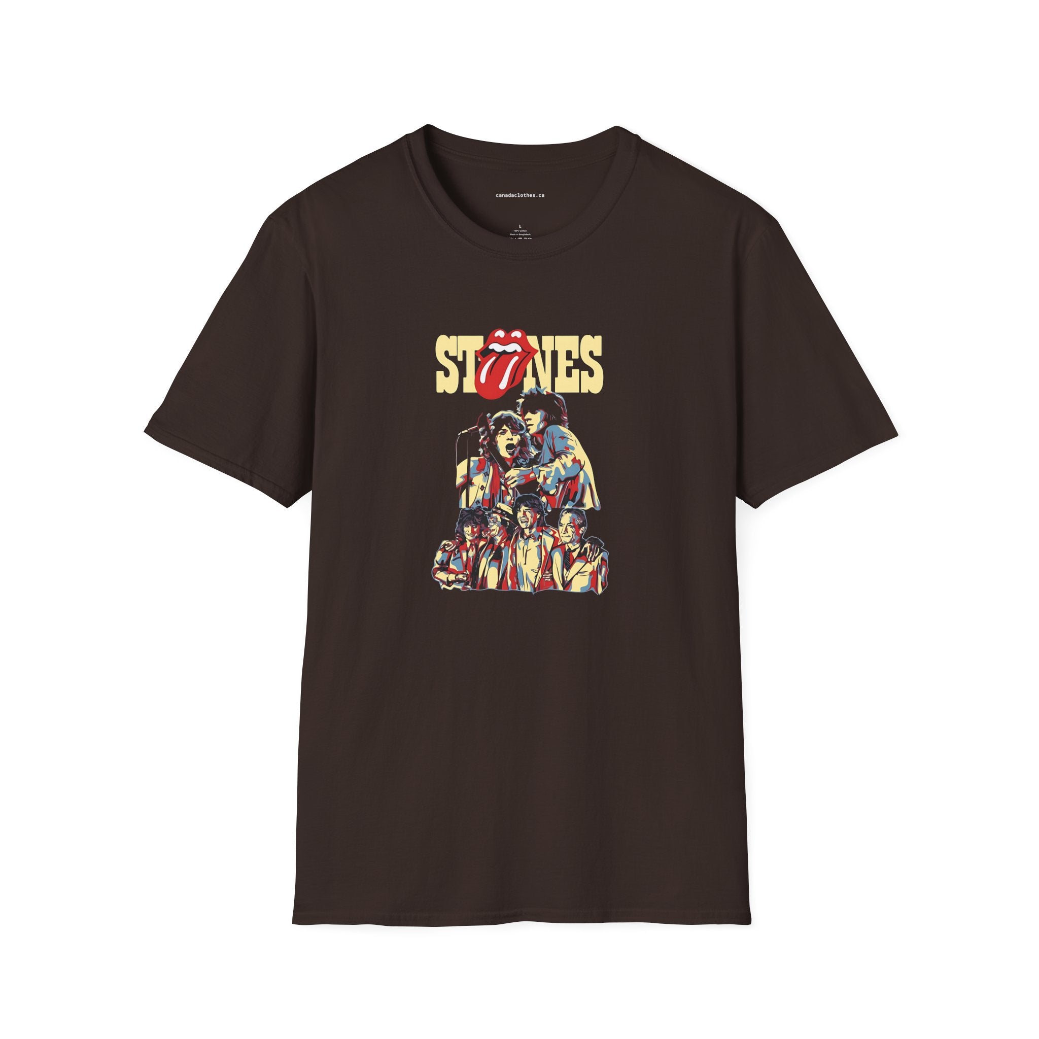 The Stones Band Poster - Vintage Graphic T-Shirt - {{variant_option}} - T-Shirt - canadaclothes.ca