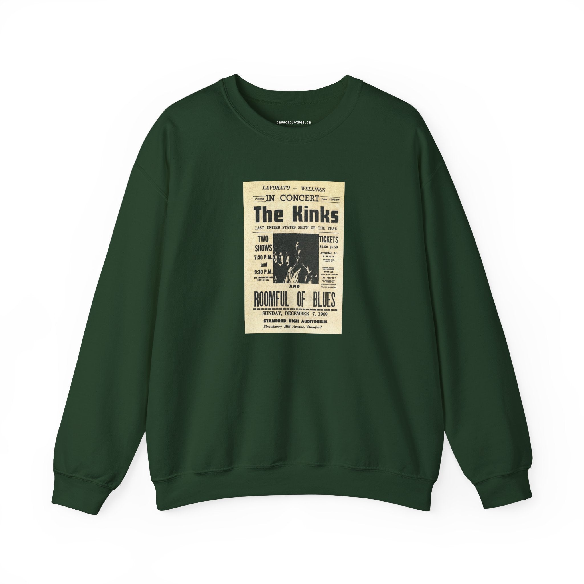 The Kinks - Vintage Graphic Sweatshirt - {{variant_option}} - Sweatshirt - canadaclothes.ca