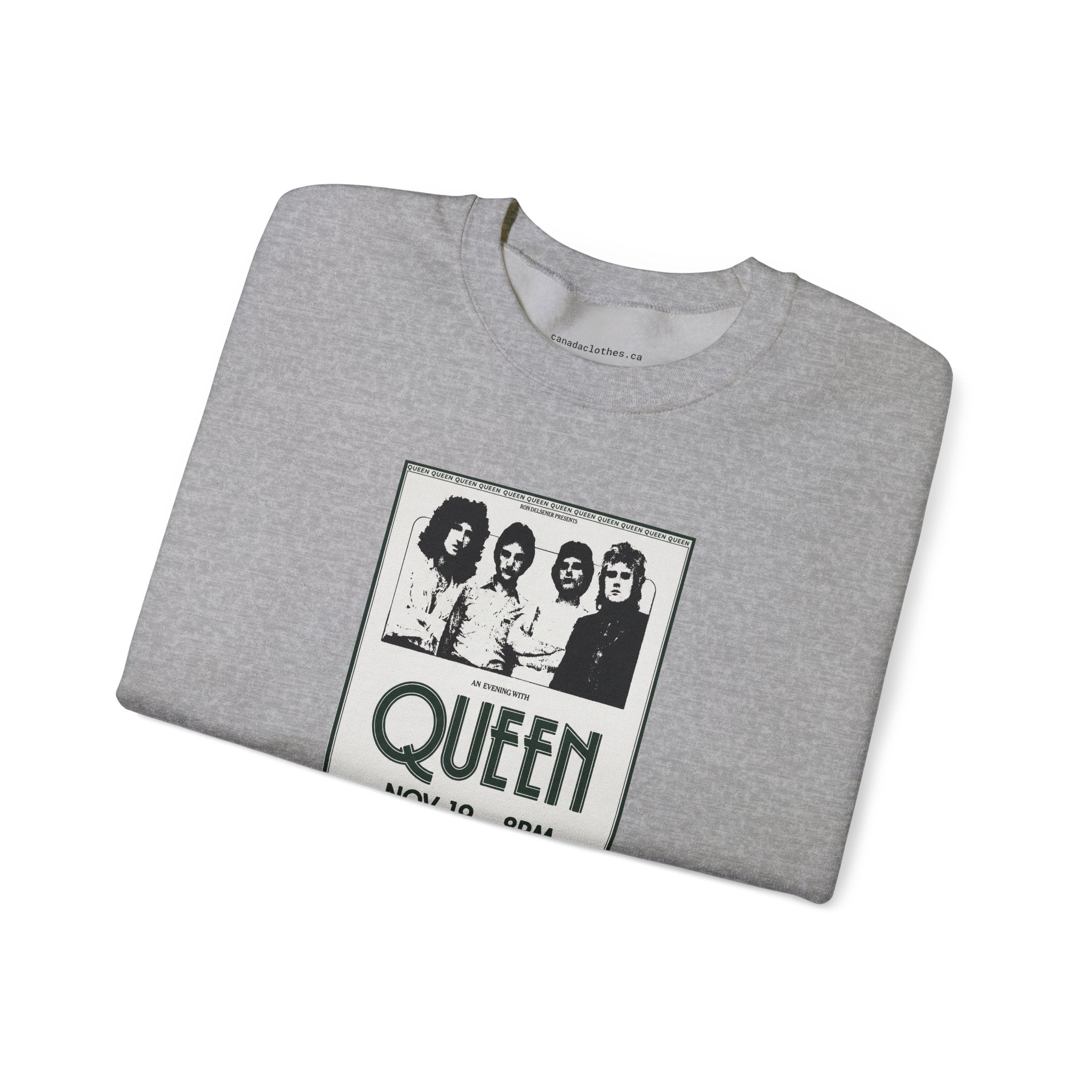 Queen - Vintage Graphic Sweatshirt - {{variant_option}} - Sweatshirt - canadaclothes.ca