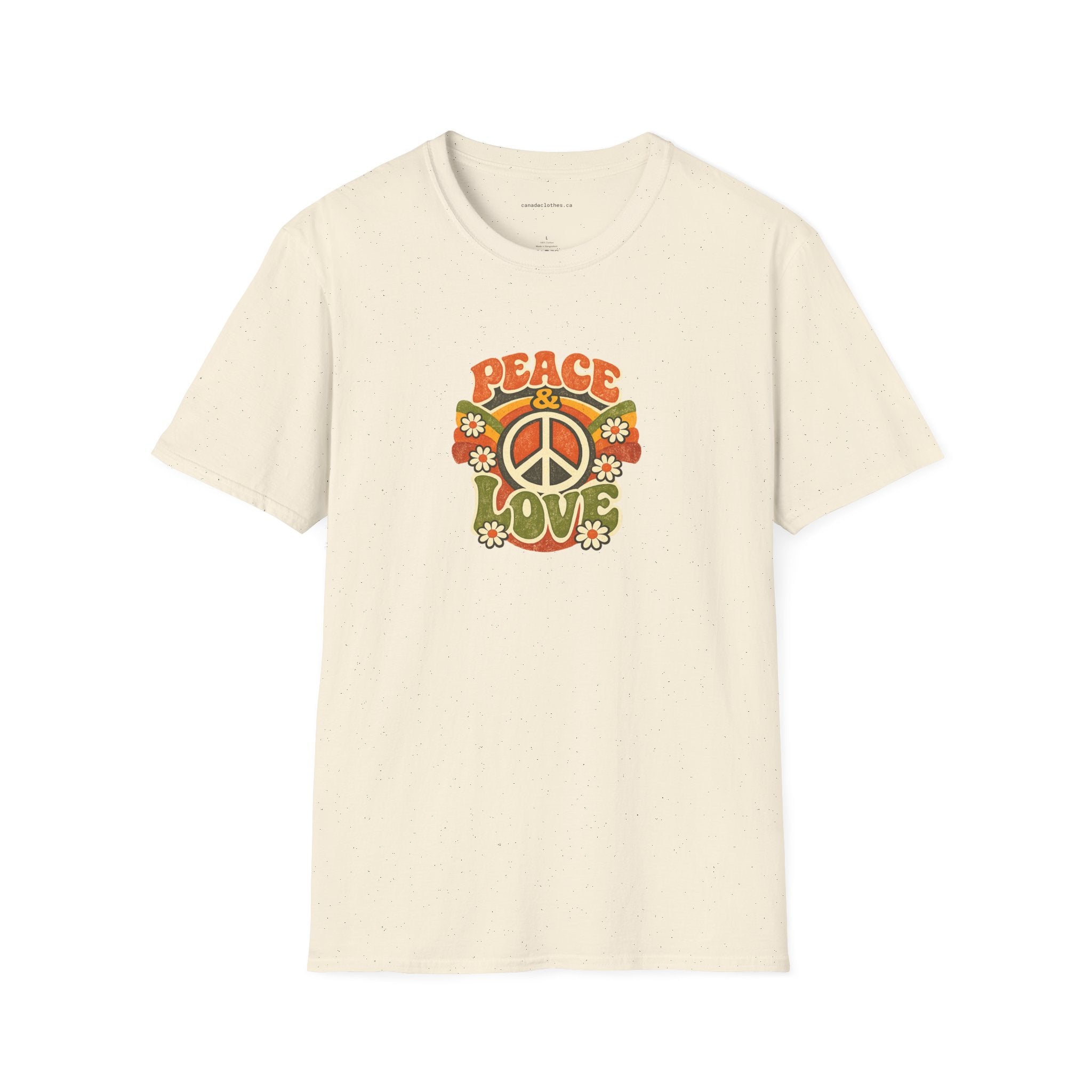 Peace & Love - Vintage Graphic T-Shirt - {{variant_option}} - T-Shirt - canadaclothes.ca