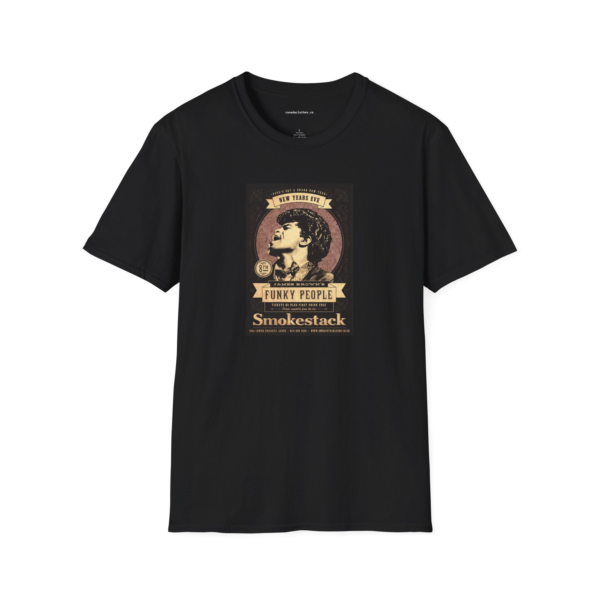 James Brown Band Poster - Vintage Graphic T-Shirt - {{variant_option}} - T-Shirt - canadaclothes.ca