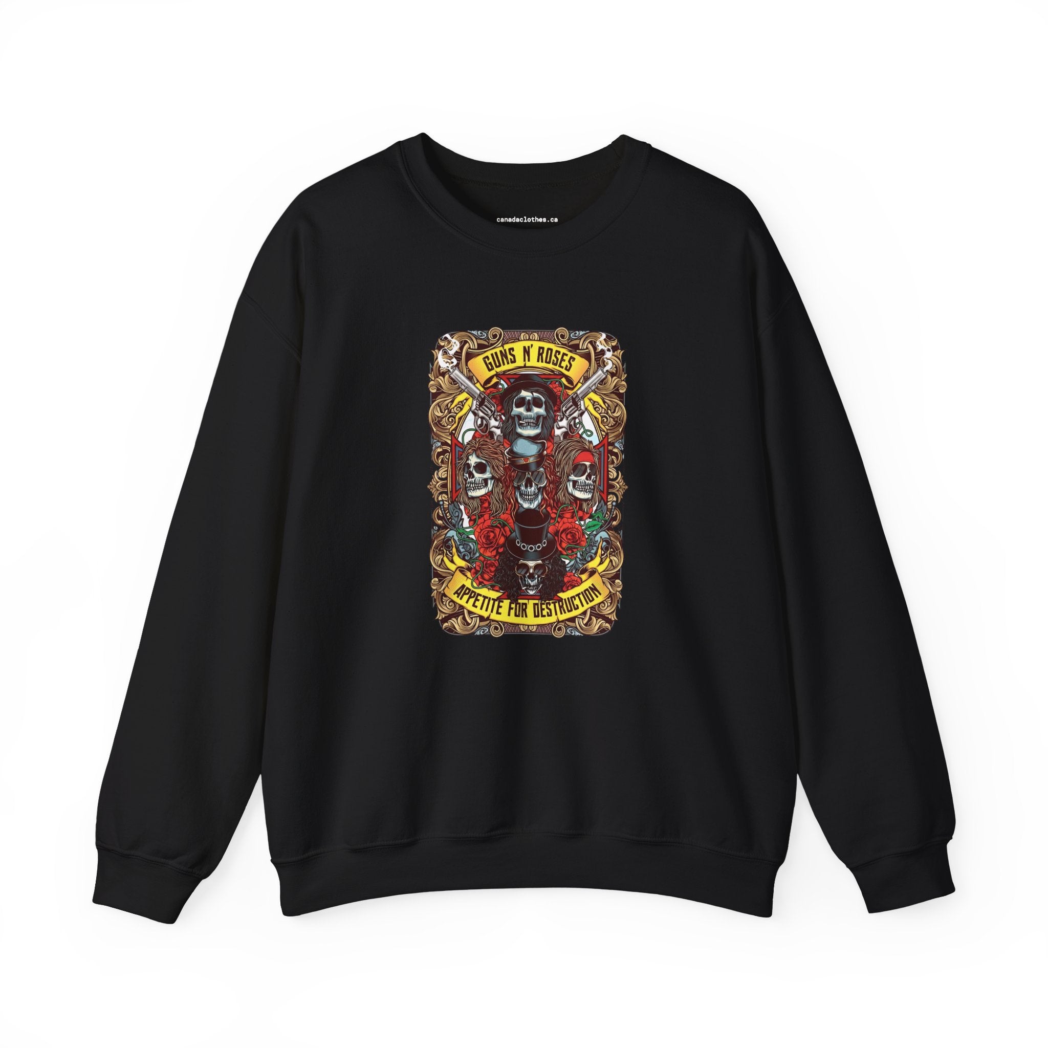 Guns N' Roses - Vintage Graphic Sweatshirt - {{variant_option}} - Sweatshirt - canadaclothes.ca